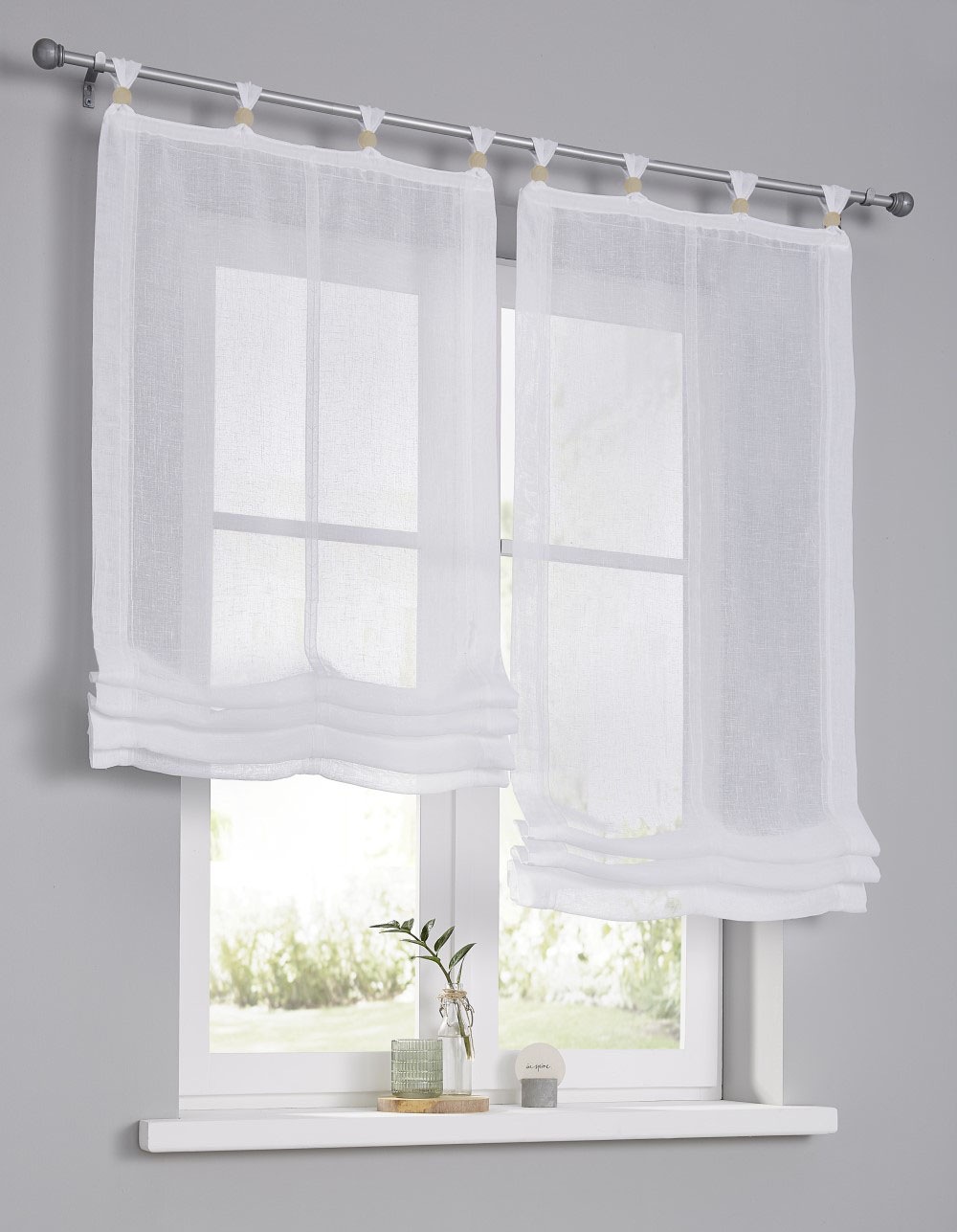 Image of Kutti Raffrollo »Brondby Boule«, mit Schlaufen, freihängend, mit farbigen Kugeln, Kugeln austauschbar bei Ackermann Versand Schweiz