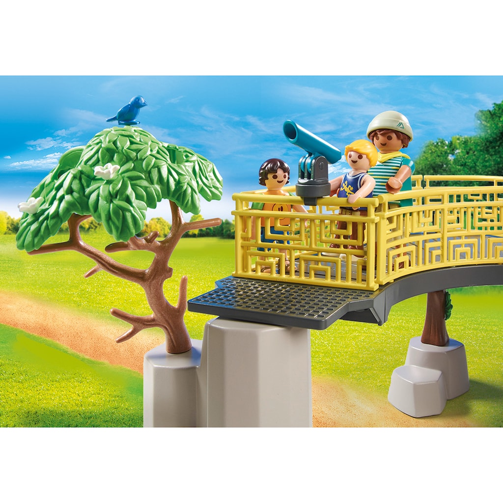 Playmobil® Konstruktions-Spielset »Mein grosser Erlebnis-Zoo (71190), Family Fun«, (127 St.), Made in Germany
