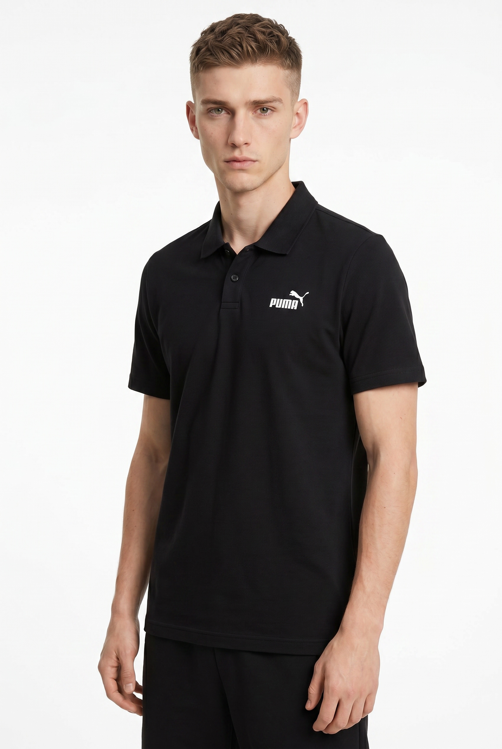 Image of PUMA Poloshirt "ESS NO 1 LOGO PIQUE POLO" Regular Fit, Kurzarm, gerippter Kragen