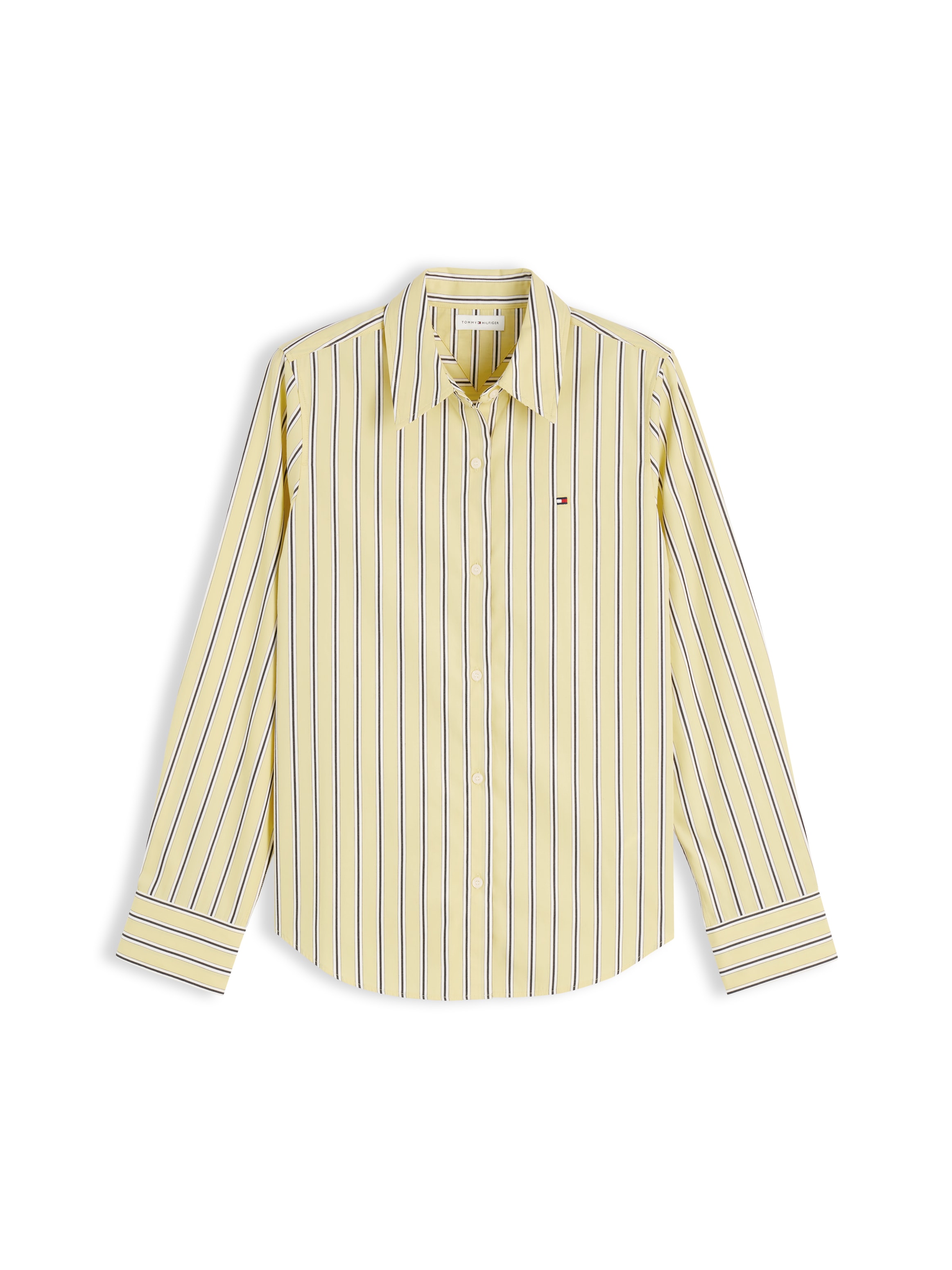 Tommy Hilfiger Blouse chemise »SUMMER POPLIN REGULAR SHIRT« Baumwolle, regular fit, auch in grossen Grössen
