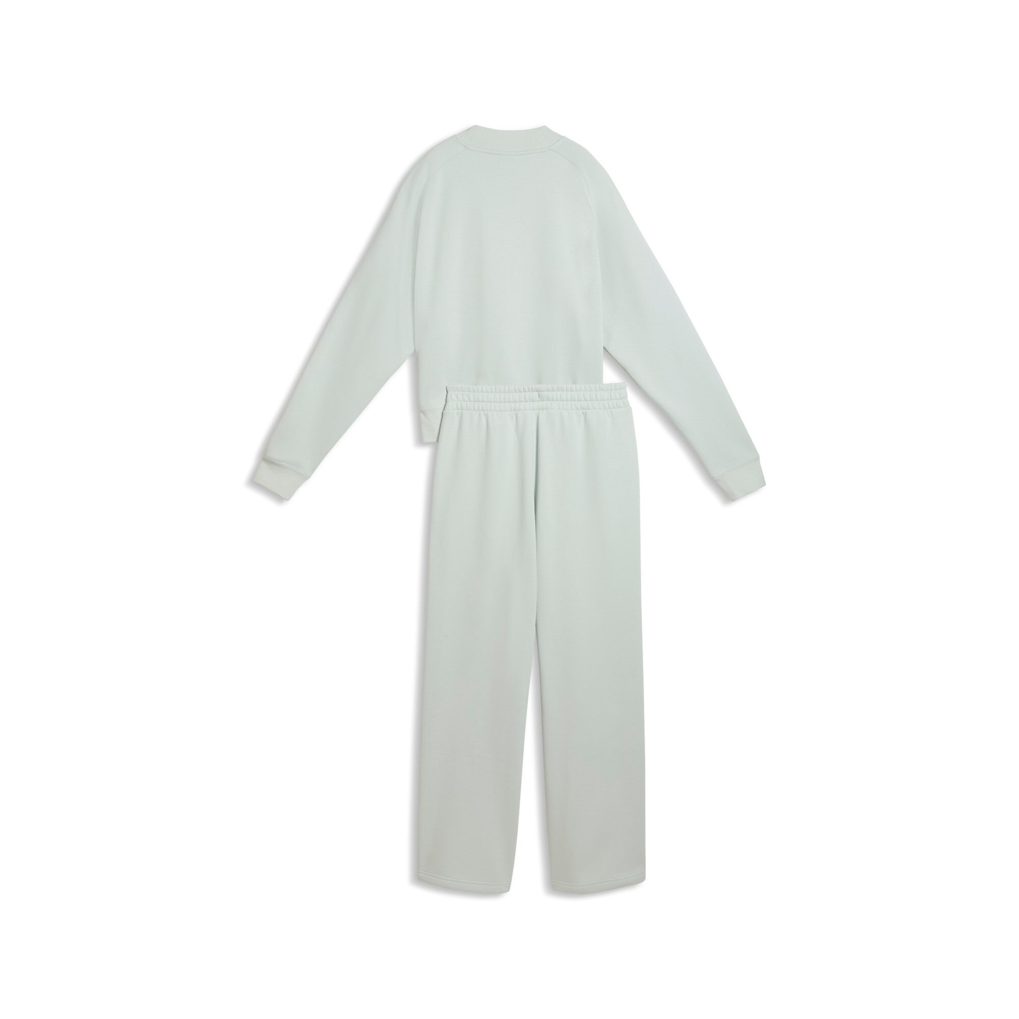 PUMA Combinaison d'entraînement »LOUNGEWEAR STANDARD SWEAT SUITT FL CL« 2 ensemble deux pièces, avec haut à manches longues, en coton et polyester
