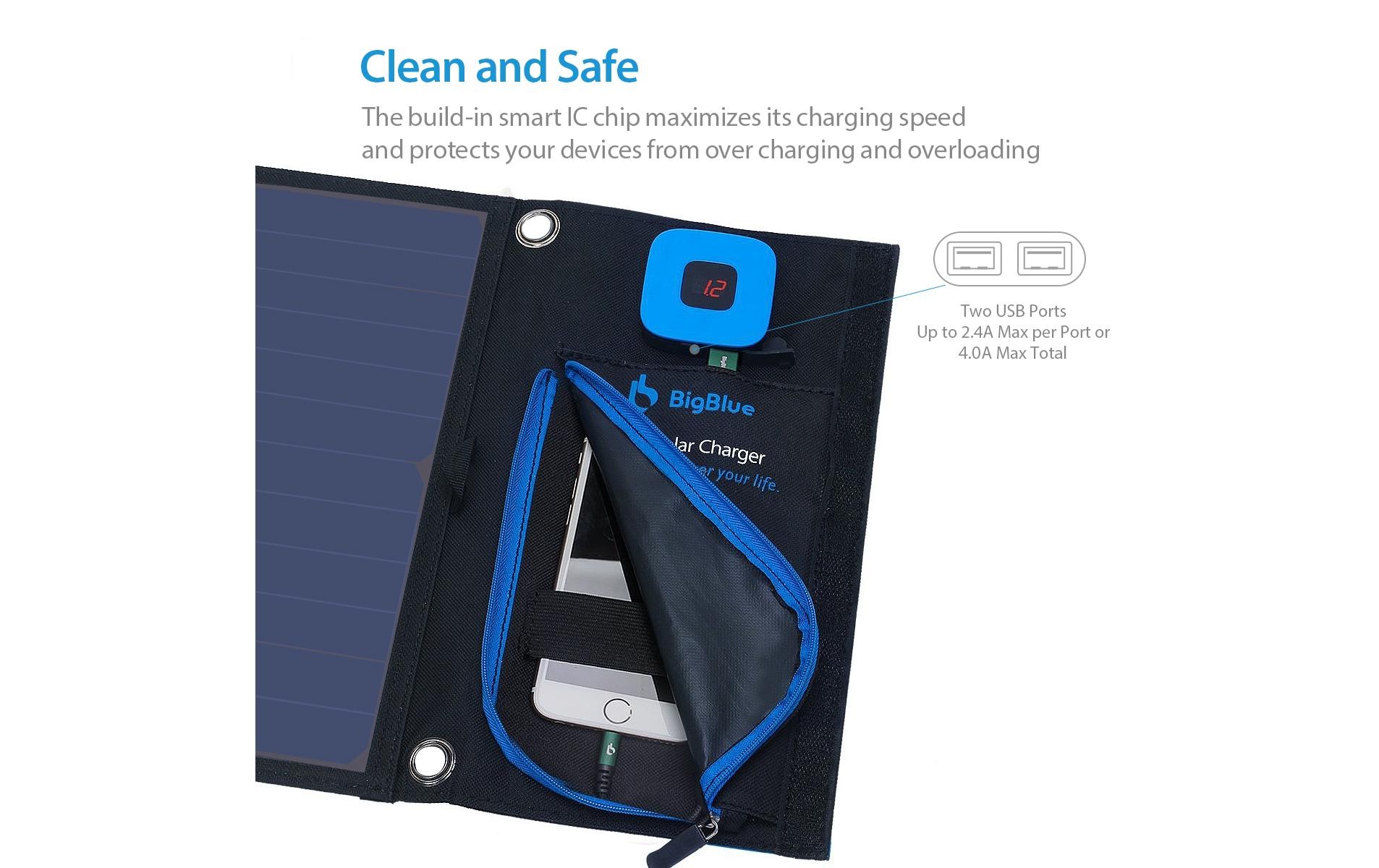 Solarladegerät »BigBlue Solar B401E 28 W USB«