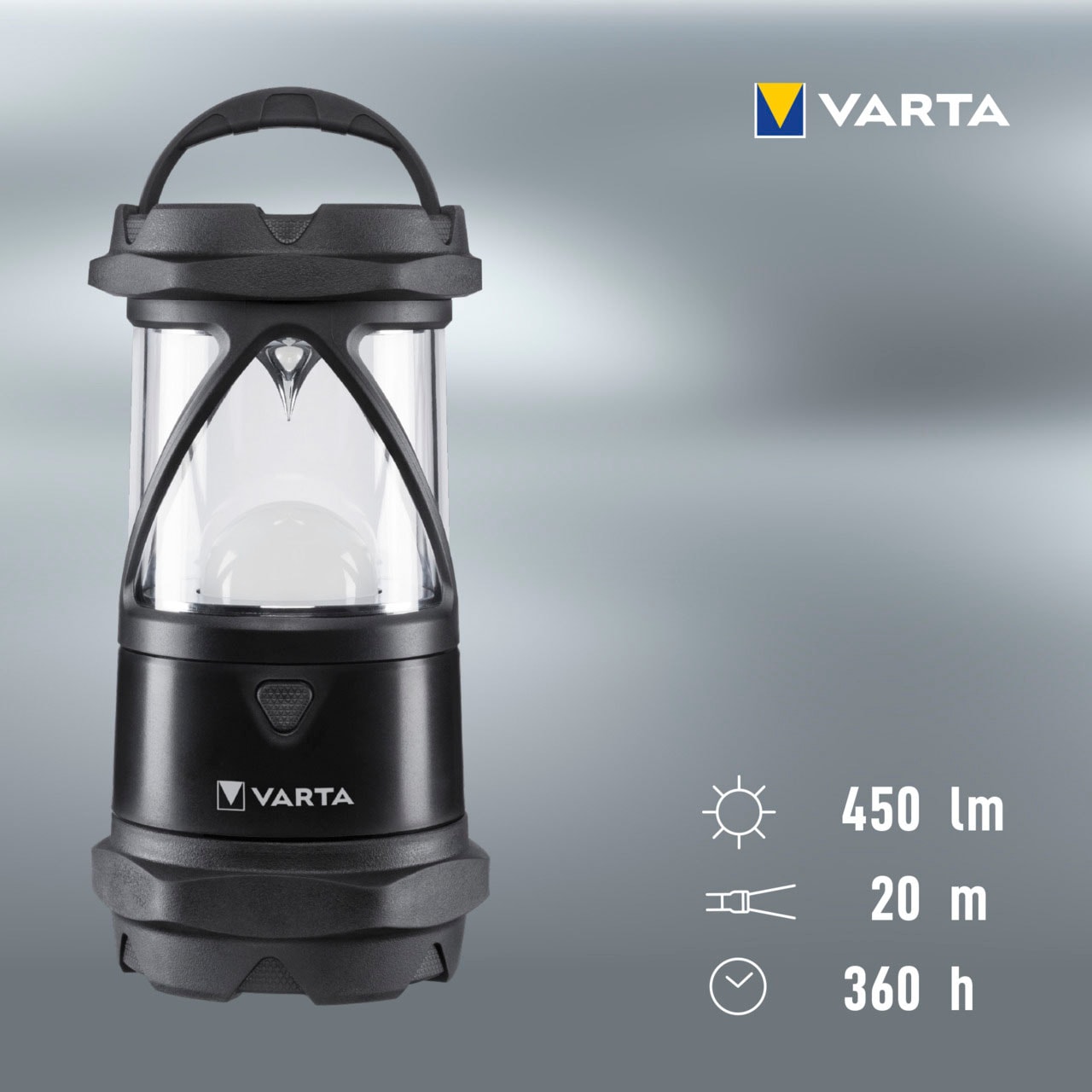 VARTA Laterne »Indestructible L30 Pro COB LED«, wasser- und staubdicht,stossabsorbierend,bruchfeste Linse und Reflektor