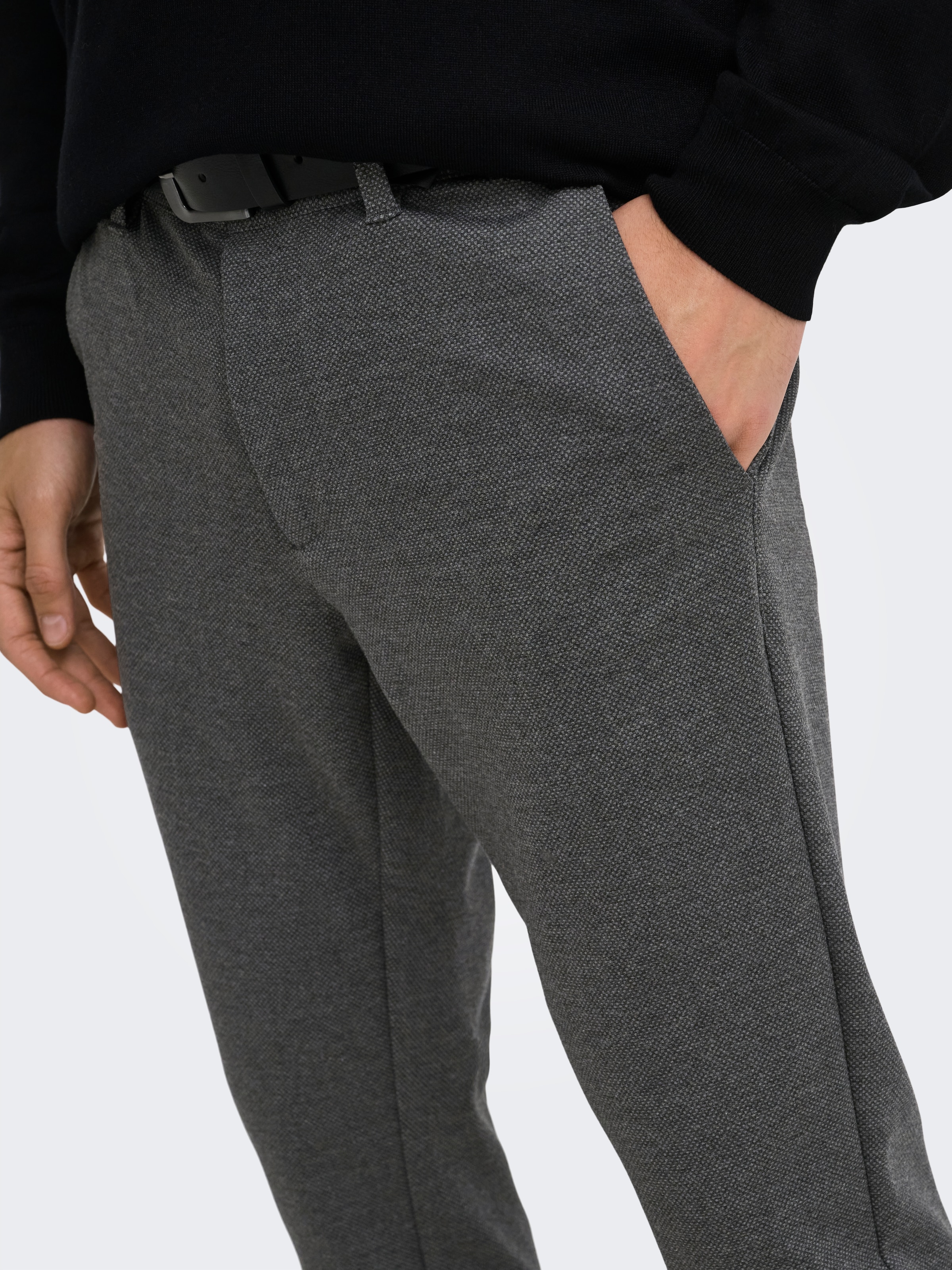 ONLY & SONS Chinos »ONSMARK SLIM TAP DITSY 2912 PANT NOOS«  mélange de viscose, coupe slim
