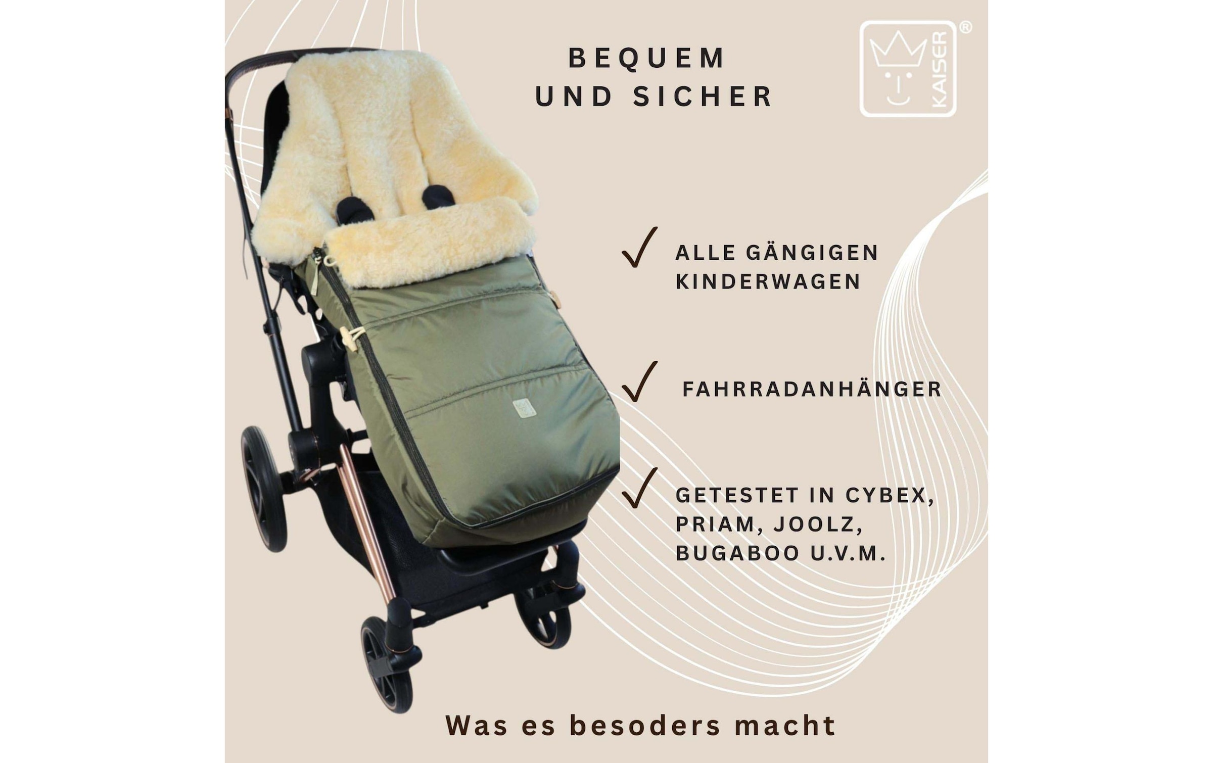 Kaiser Chancelière »Dublas 2.0 aus Lammfell«