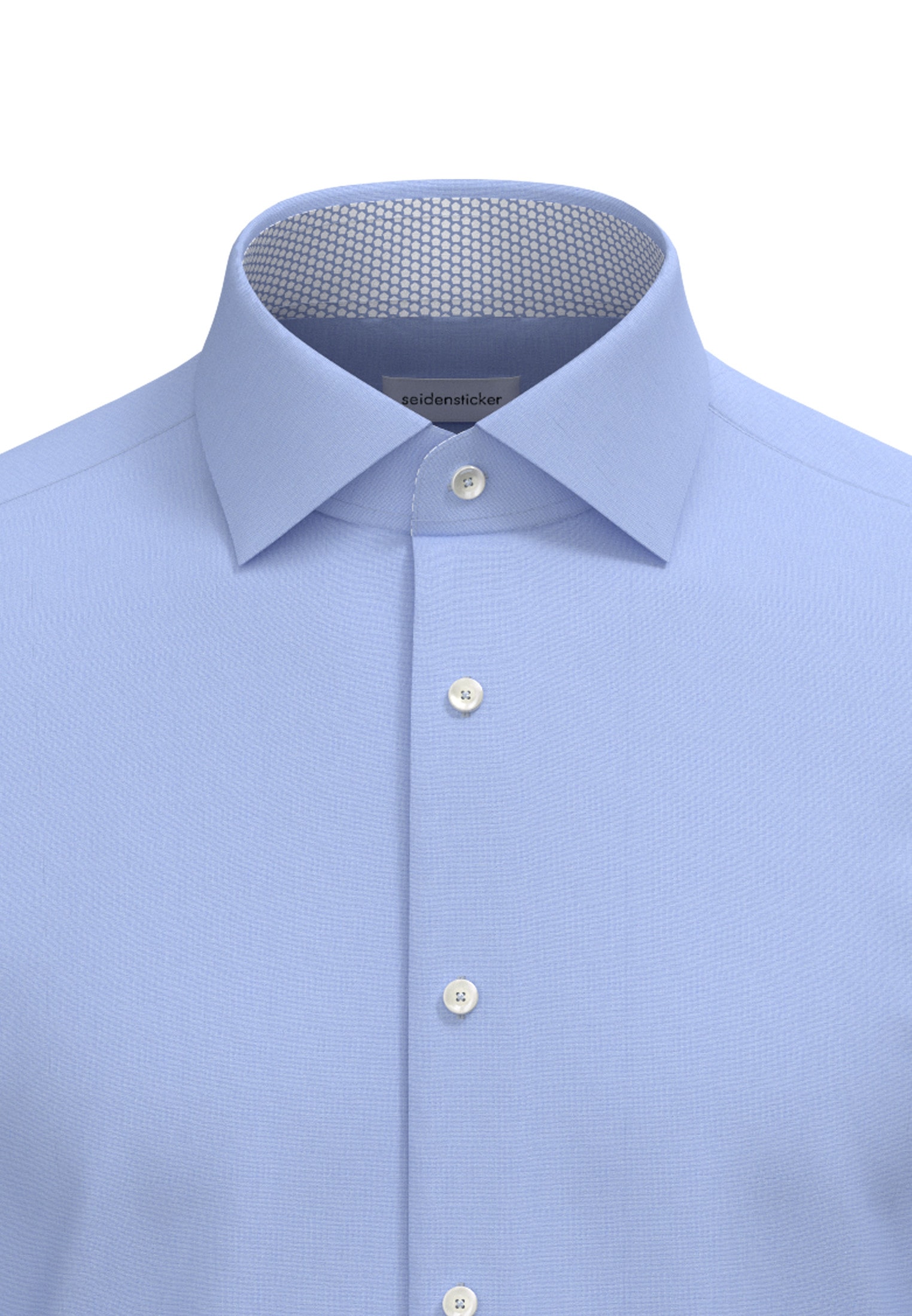 seidensticker Chemise d'affaires »Schwarze Rose« Shaped 1/1 Kentkragen Uni