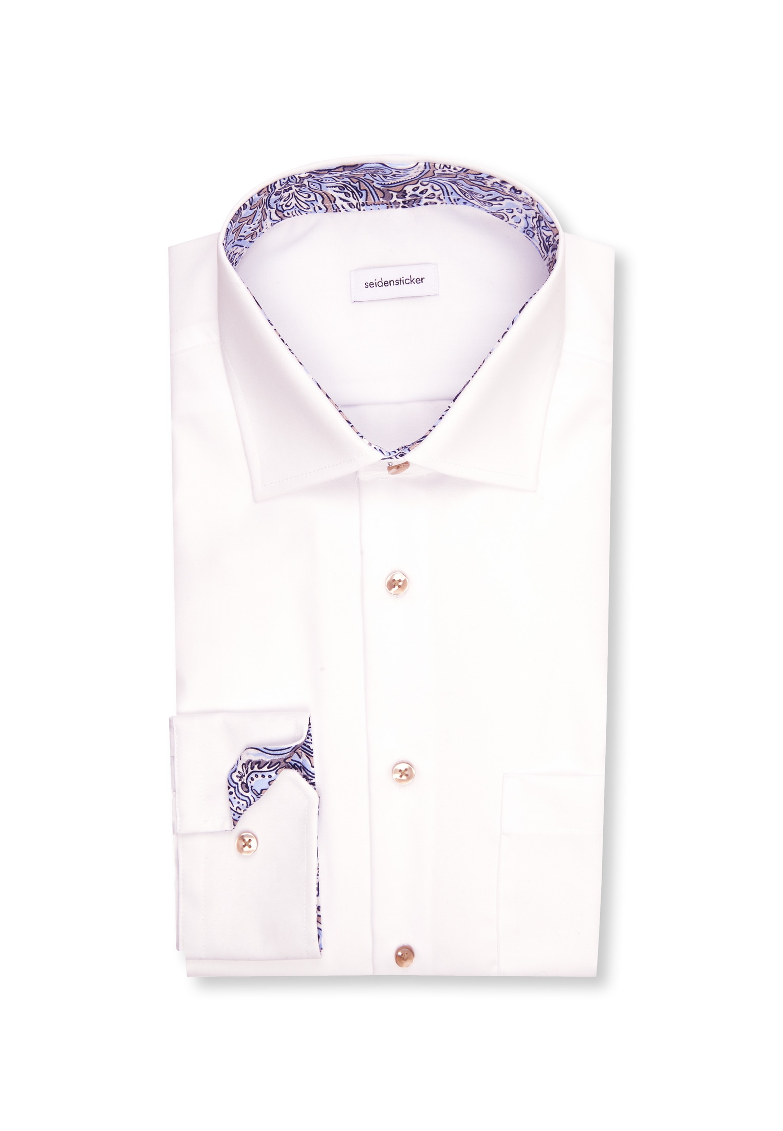 seidensticker Chemise d'affaires »Regular« Regular 1/1 Kentkragen Uni