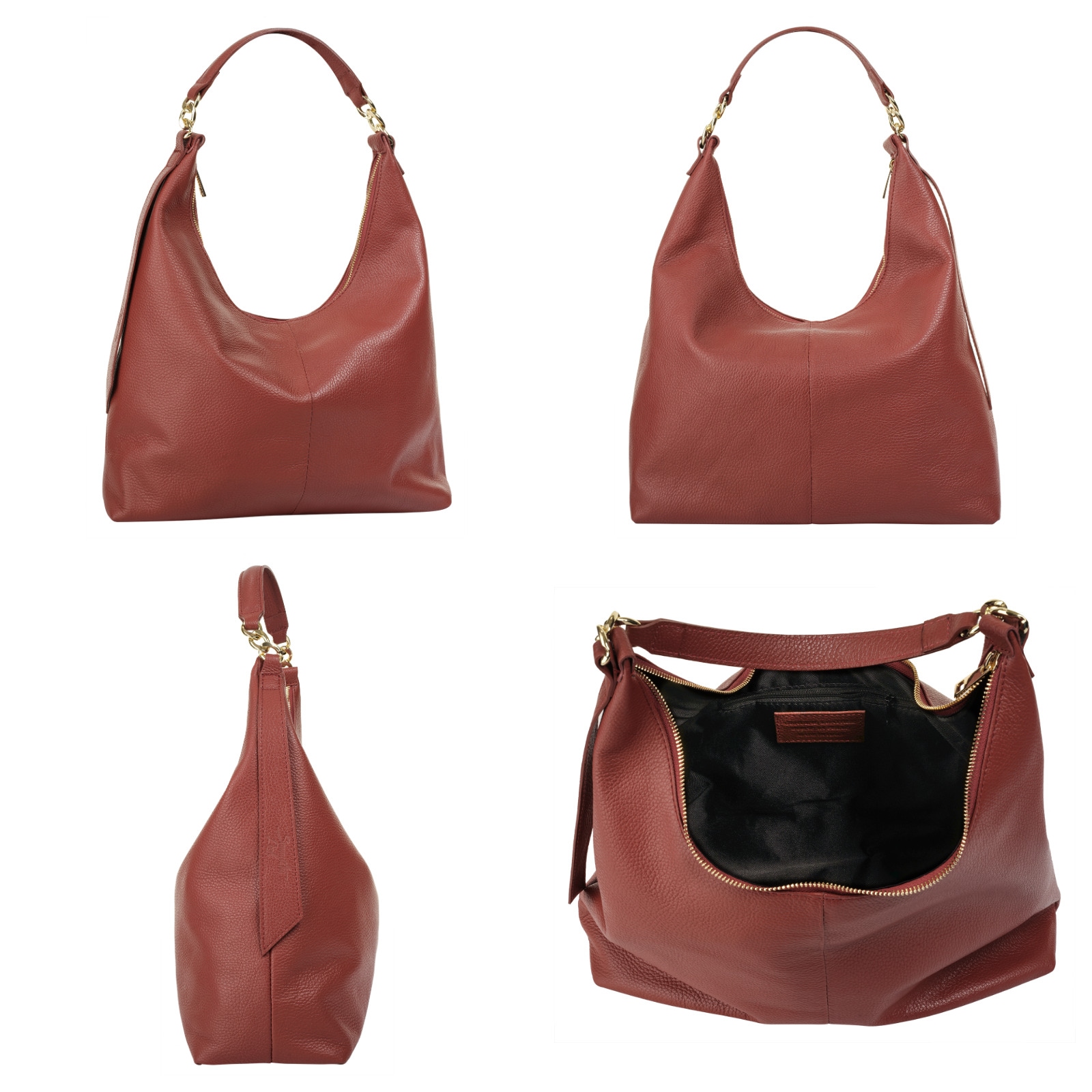 Samantha Look Shopper, Made in Italy, Grosse Handtasche mit Smartphonefach