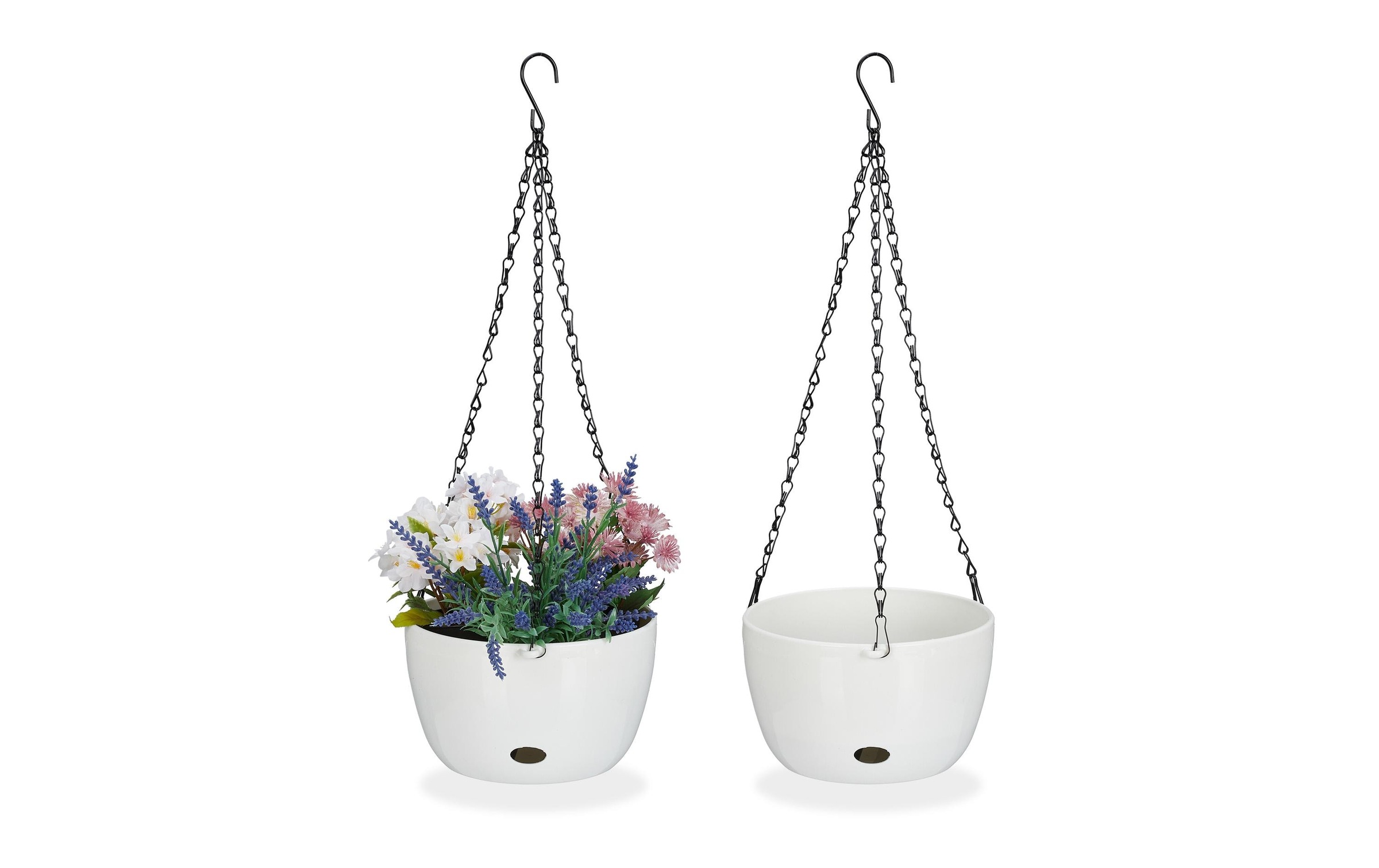 Image of relaxdays Blumenampel "2er Set"