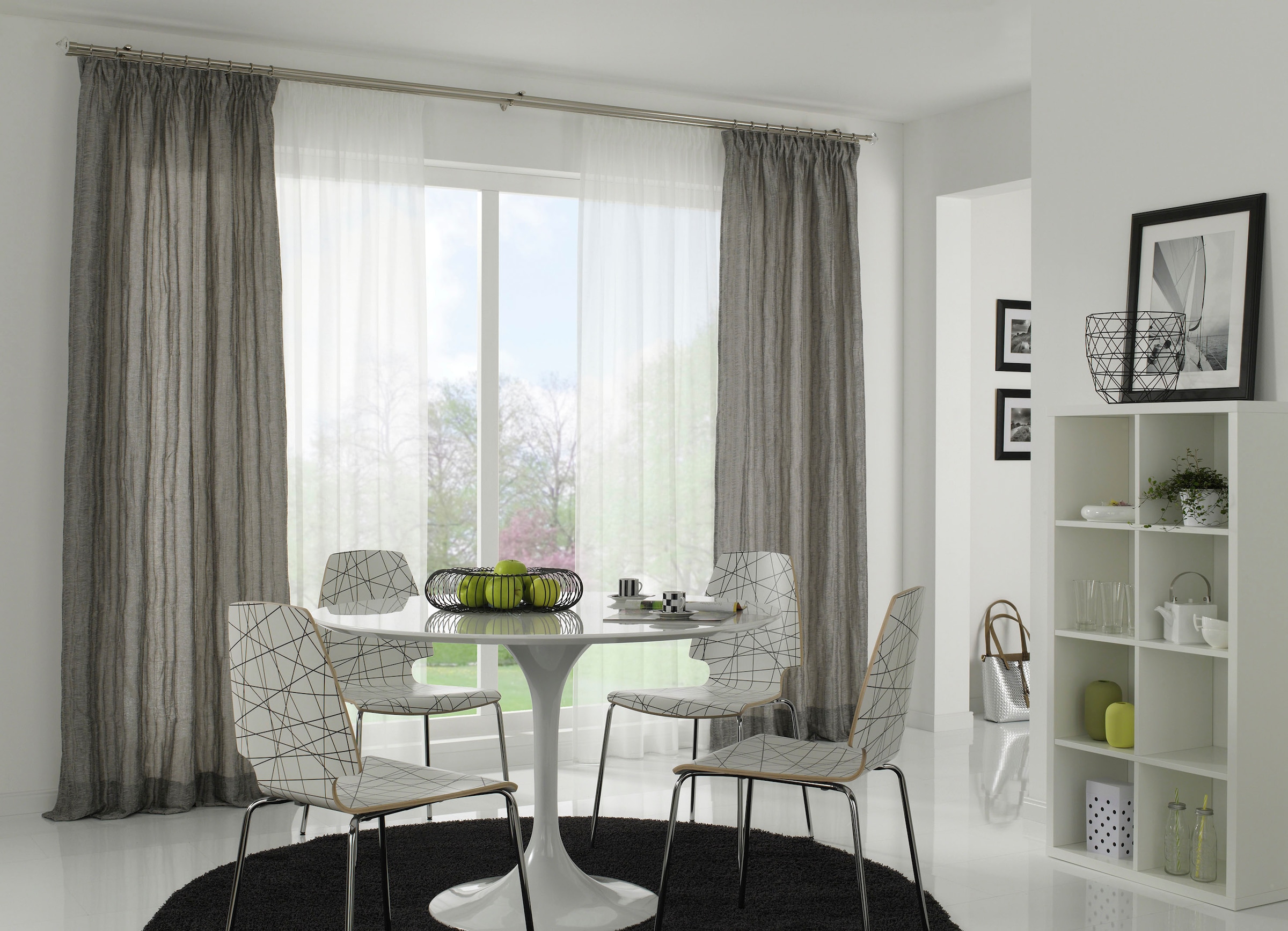 GARDINIA Tringle à rideaux »Chicago« Ø 20 mm Fixmass Serie Einzelprogramm Chicago Ø 20 mm