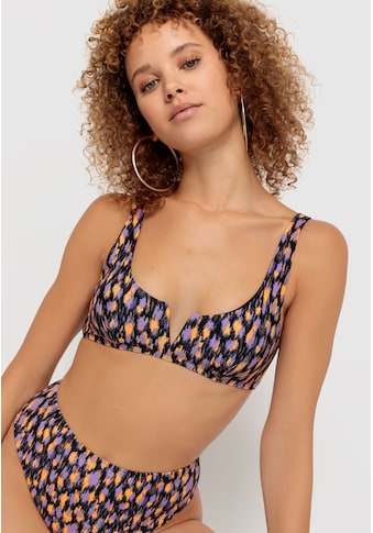 LSCN by LASCANA Bustier-Bikini-Top »Lavista«, mit V-Ausschnitt vorne kaufen