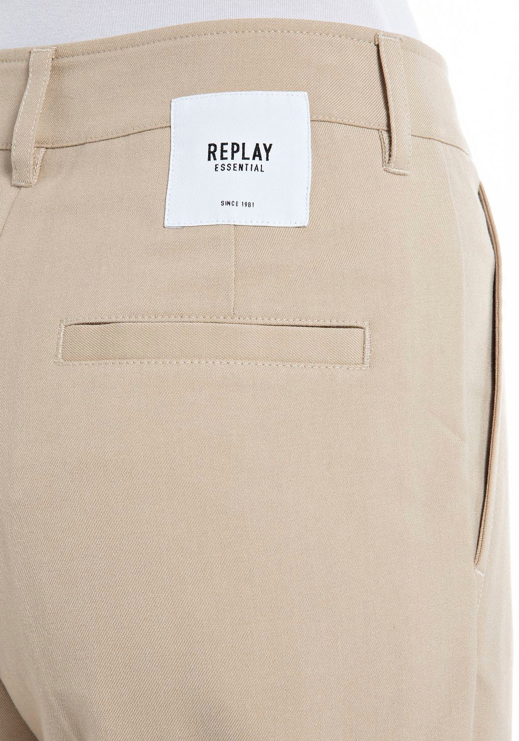 Replay Bundfaltenhose