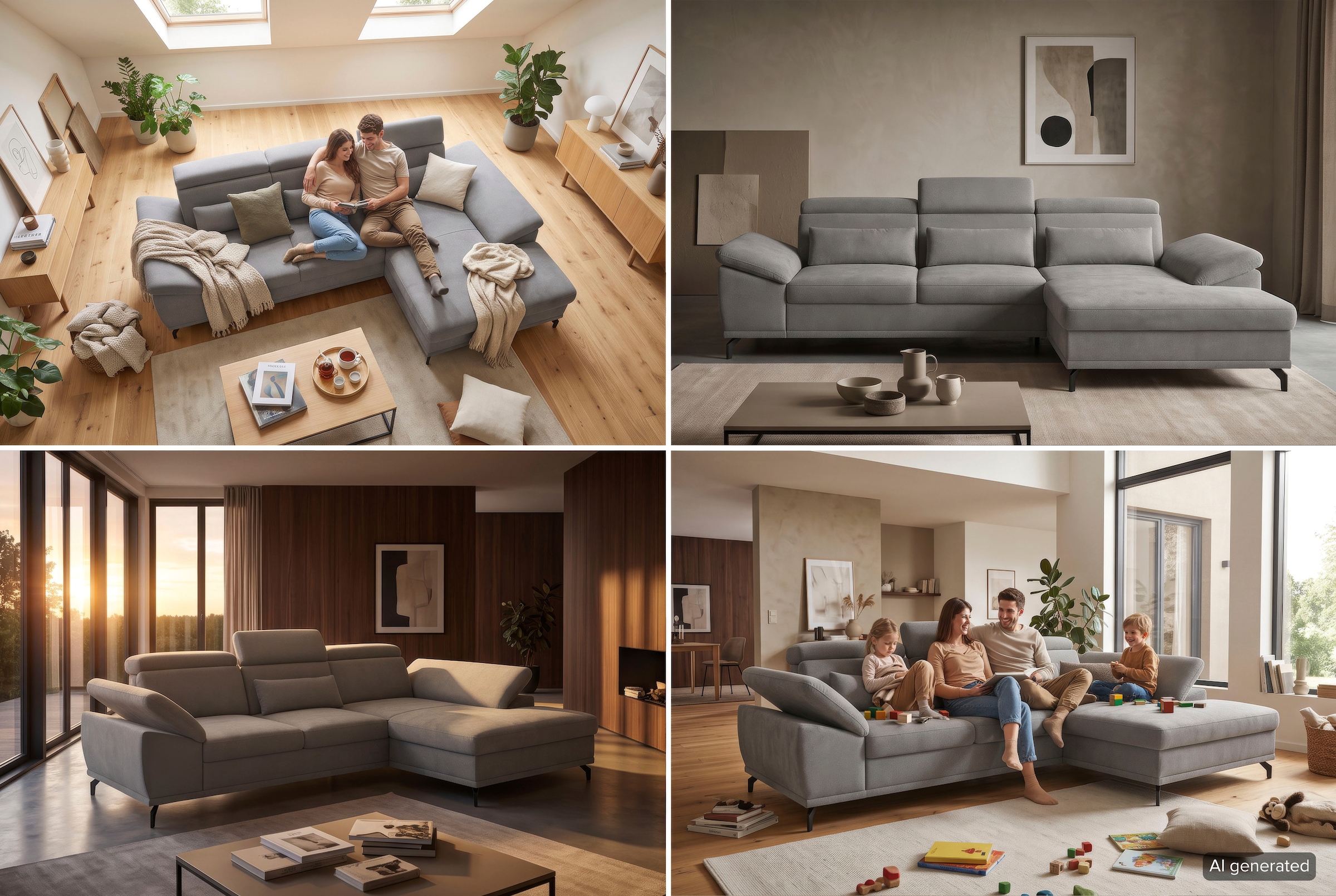sit&more Canapé d'angle »Cabrio L-Form, B: 295 cm, mit Sitztiefen-, Arm- & Kopfteilverstellung« 2 coussins lombaires, ressorts ensachés, fonction couchage et rangement en option