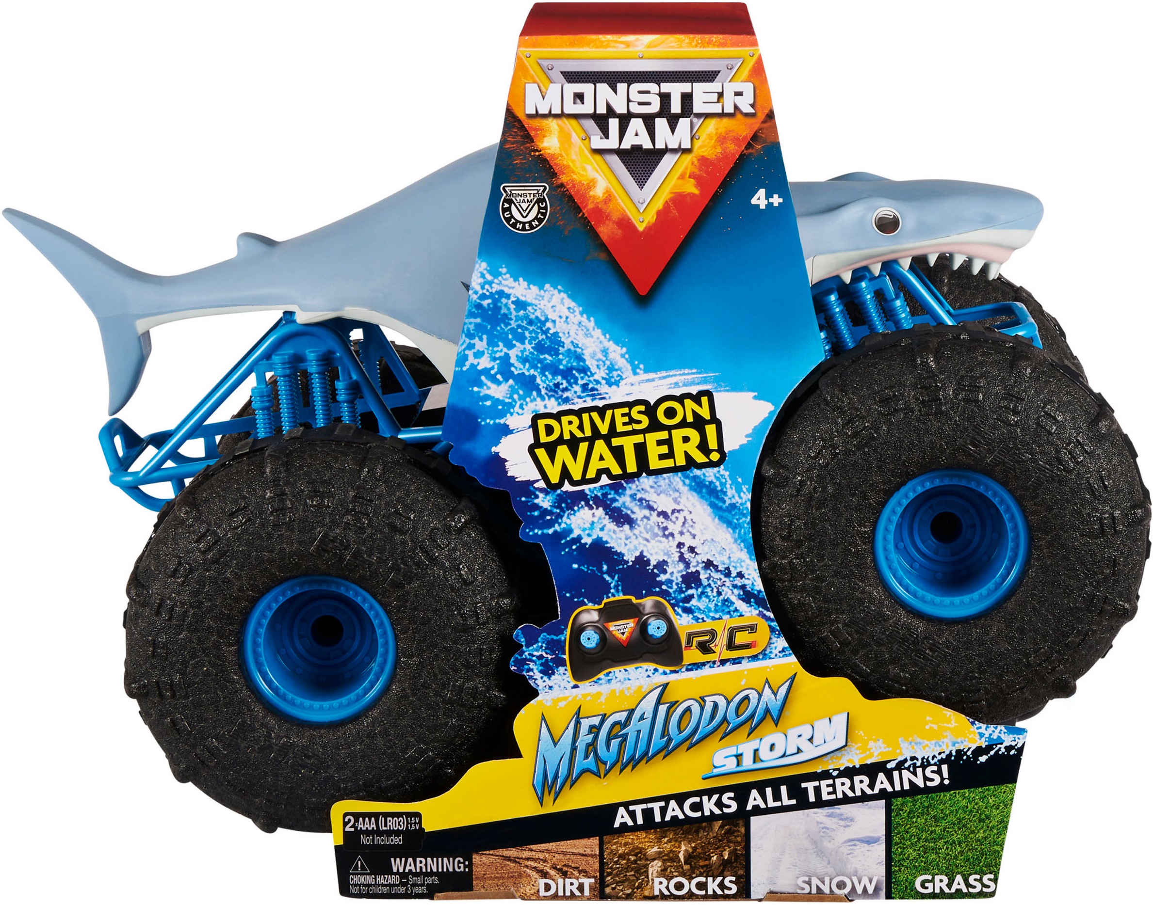 Spin Master RC-Auto »Monster Jam - Megalodon Storm« für Land und Wasser