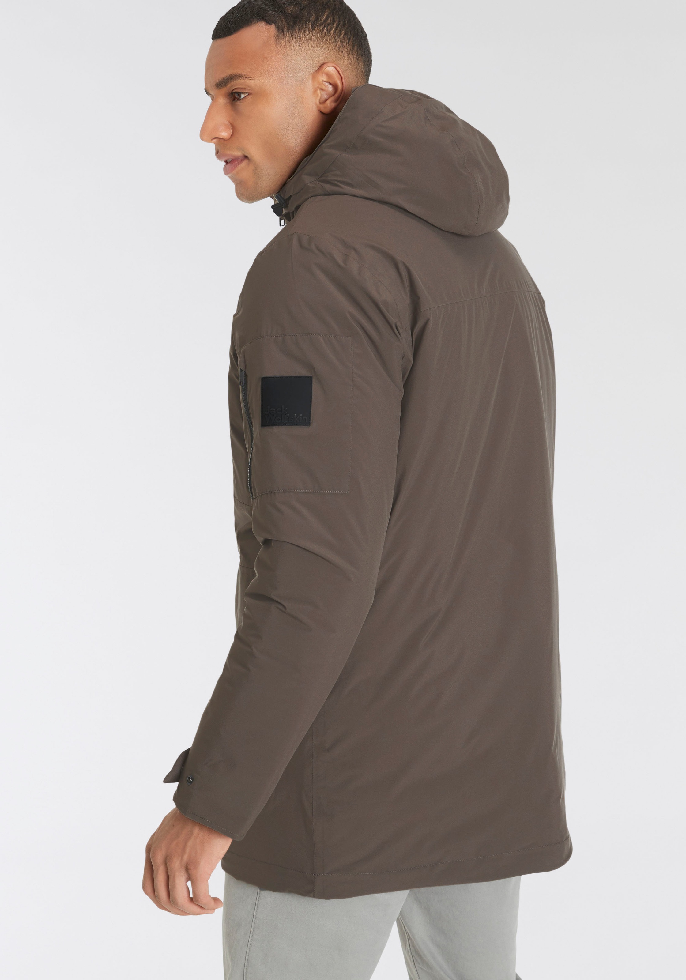 Jack Wolfskin Funktionsparka »KOENIGSBAU«, mit Kapuze, Winterjacke mit Kunstfaserfüllung