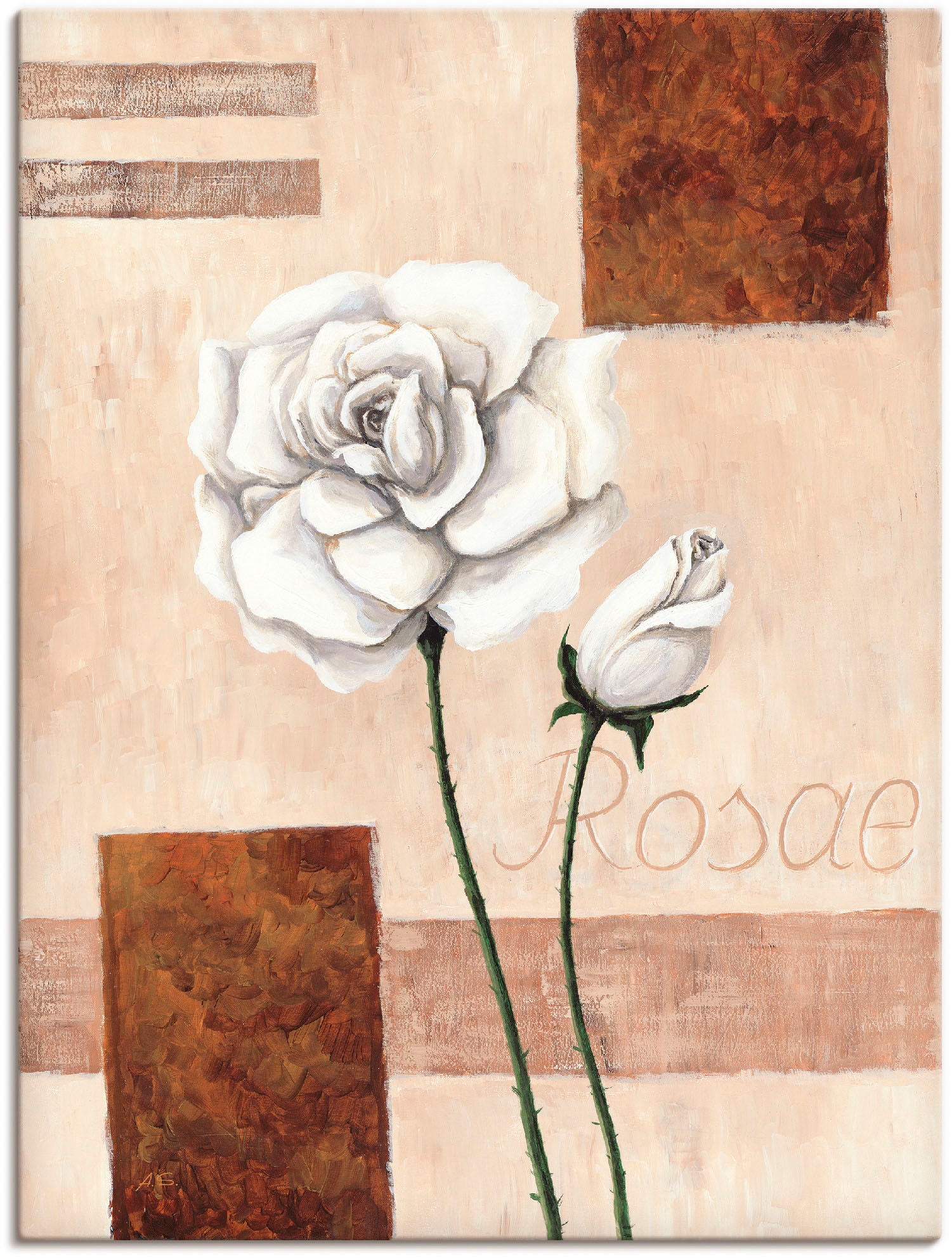 Artland Wandbild »Rosae - Rosen«, Blumenbilder, (1 St.), als Alubild,  Leinwandbild, Wandaufkleber oder Poster in versch. Grössen jetzt kaufen