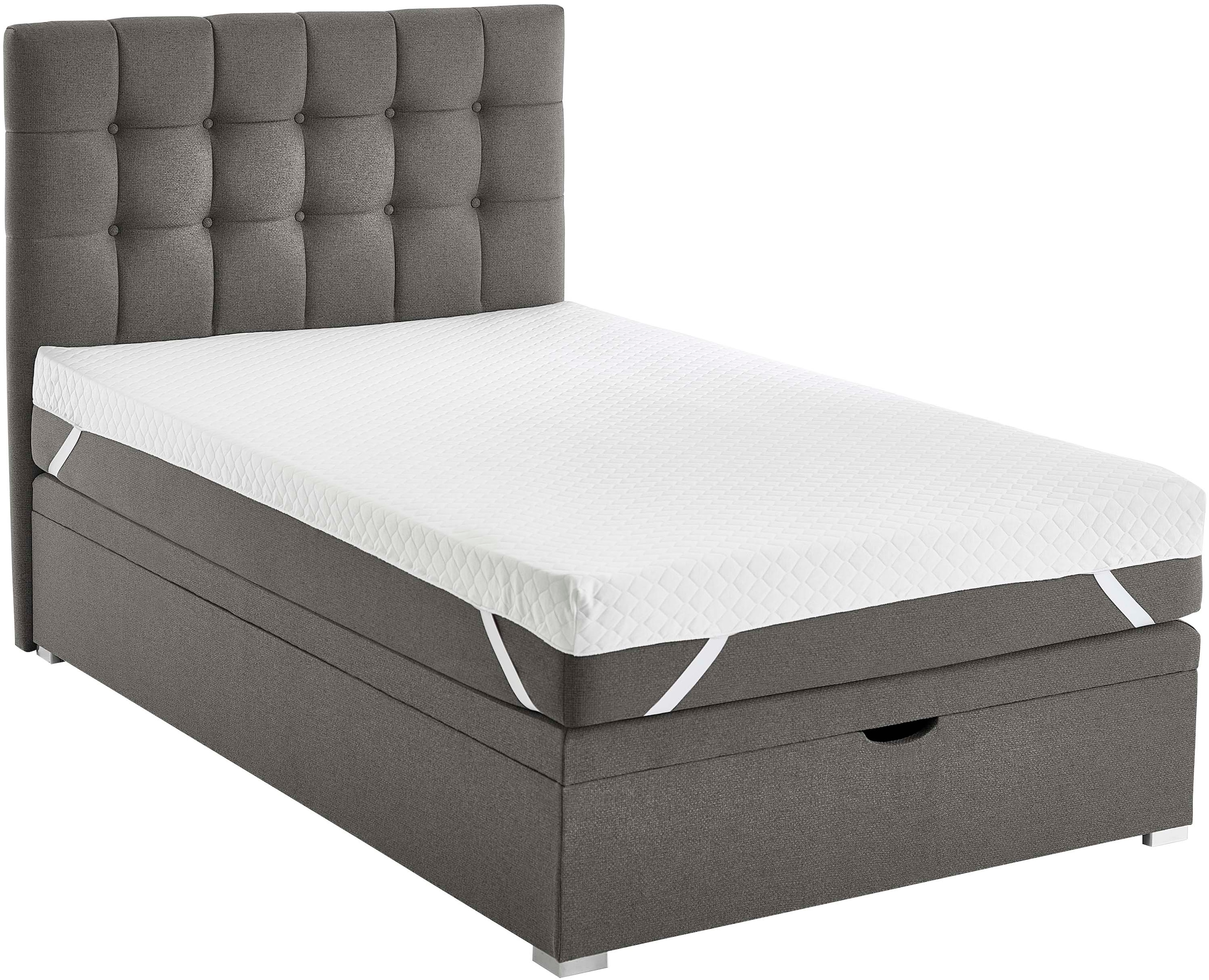 ATLANTIC home collection Boxbett »Riona, erweiterbar zu Doppel- und Familienbett«, wahlweise mit 120x200cm Taschen-Federkernmatratze oder ohne Matratze
