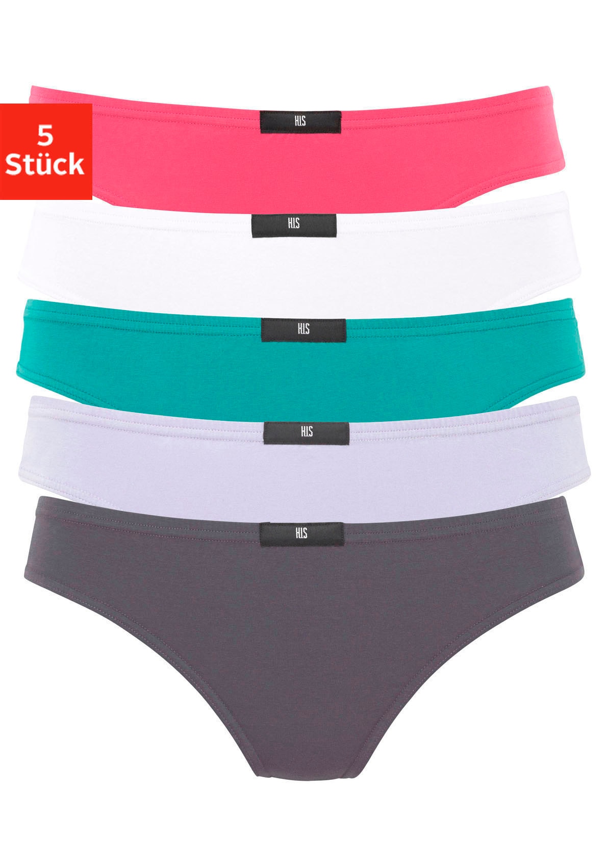 Image of H.I.S String 5er-Pack, aus elastischer Baumwoll-Qualität
