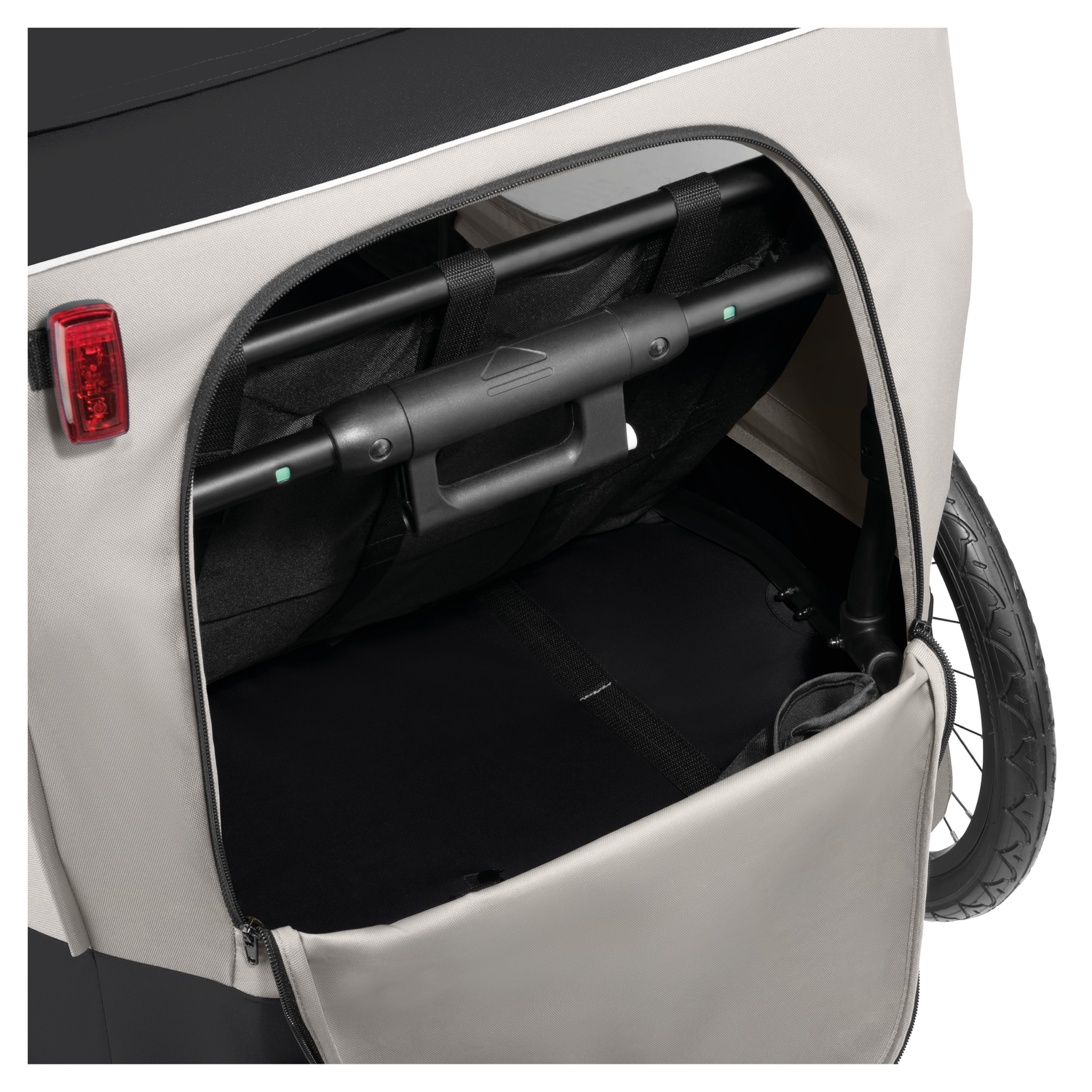 Hauck Fahrradkinderanhänger »2in1 Bike Trailer und Buggy Dryk Duo Plus, black« für 2 Kinder; inklusive Deichsel