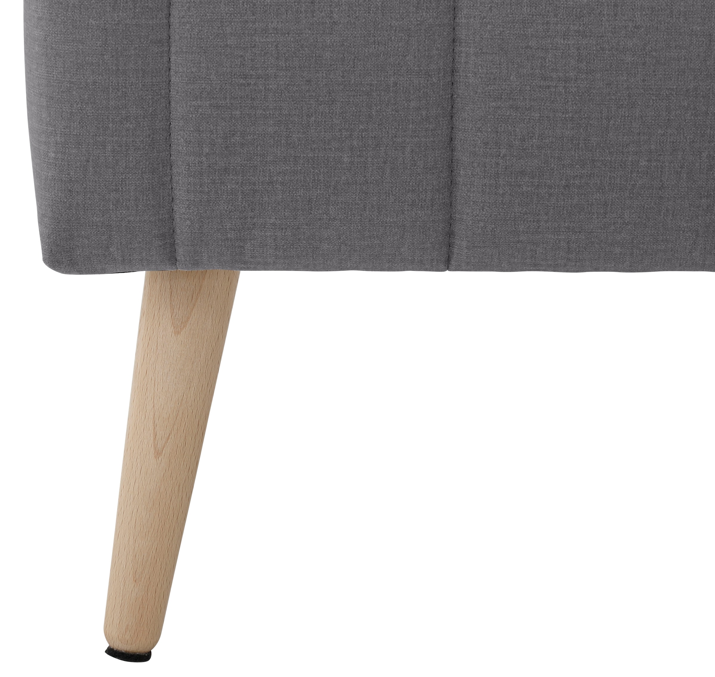 INOSIGN Truhenbank »AMIRA Sitzbank mit Stauraum, Masse B/T/H: 81/36/43 cm«, mit Staufach, in 3 Bezugsqualitäten mit feiner Steppung