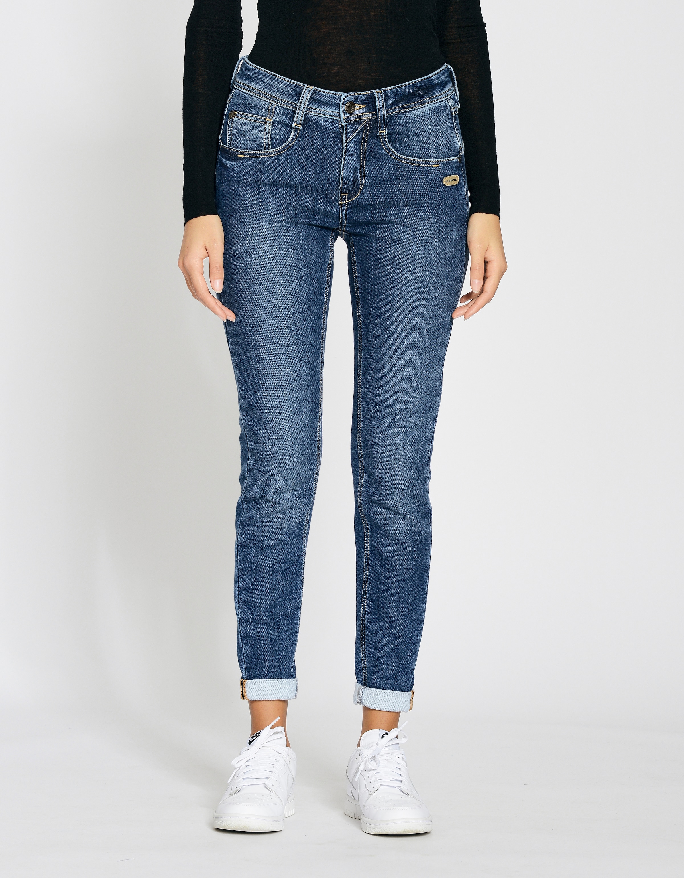 5-Pocket-Jeans »94AMELIE«, mit doppelter Gesässtasche