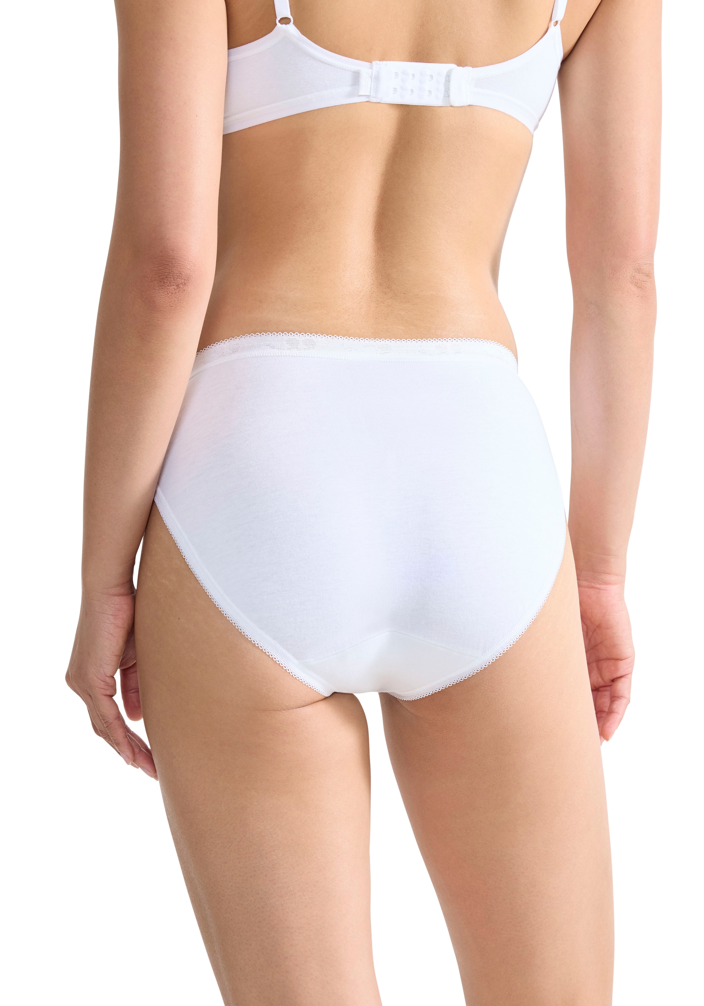 sloggi Culotte haute »Basic+« 4er Pack,  weich, Baumwollmix, Multipack, elastisch