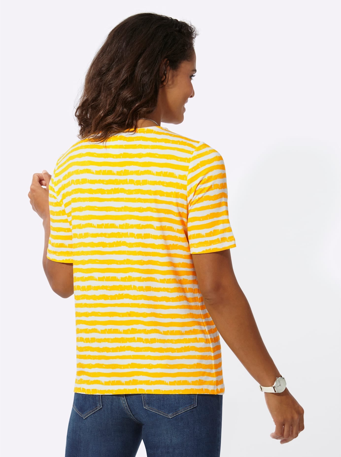 Casual Looks Kurzarmshirt »Ringelshirt« 1 tlg.