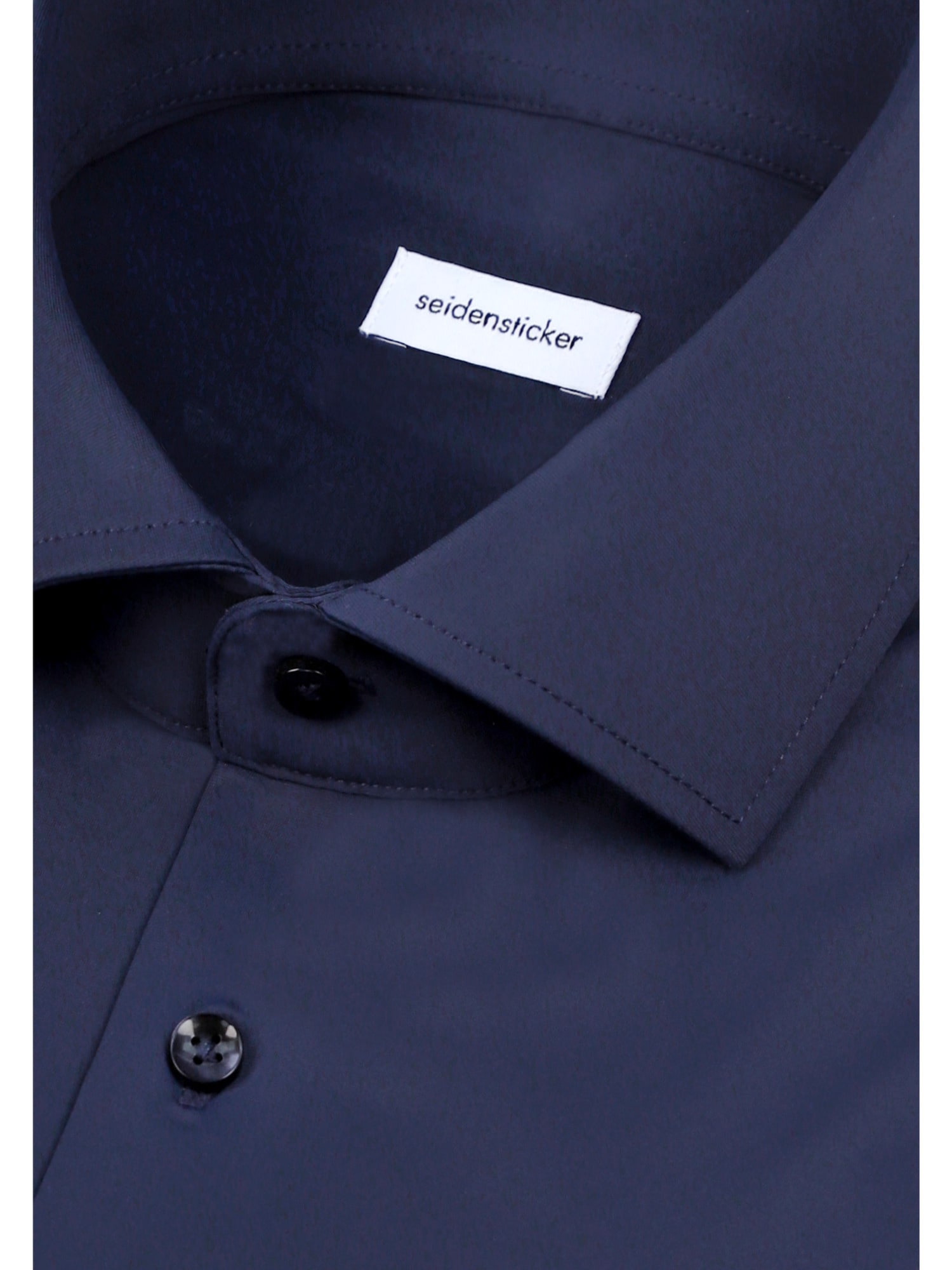seidensticker Chemise d'affaires »Schwarze Rose« col Kent 1/1 slim uni