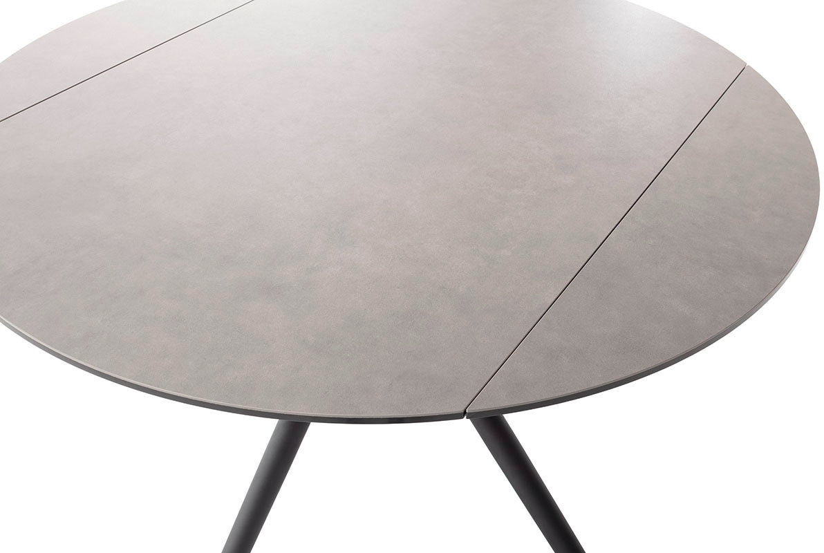 MCA furniture Esstisch »RUBIKON Vierfusstisch 90-135 cm«, (Einzelstück), Keramik, Metall, Längsseitenauszug, ausziehbar, 13 mm