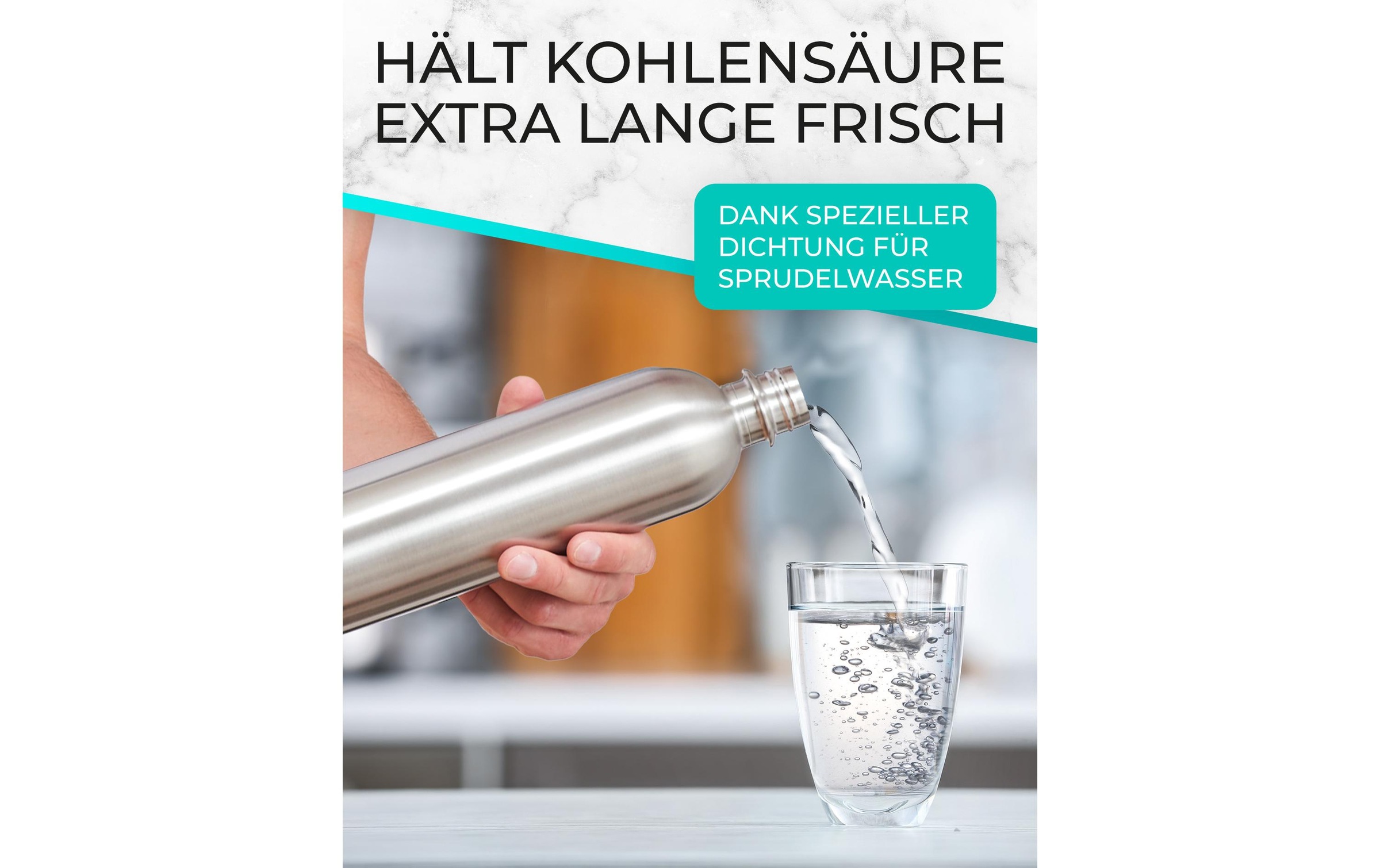 Wassersprudler Flasche »MATE OF STEEL Moby«