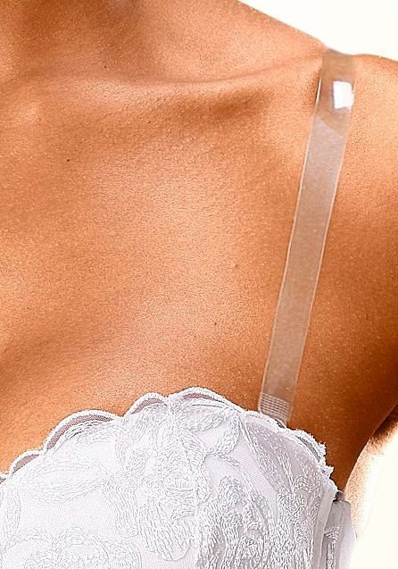 Abracada Bra BH-Träger, (2 Paar), Trägerbreite 1,8 cm - transparent, zum Austauschen