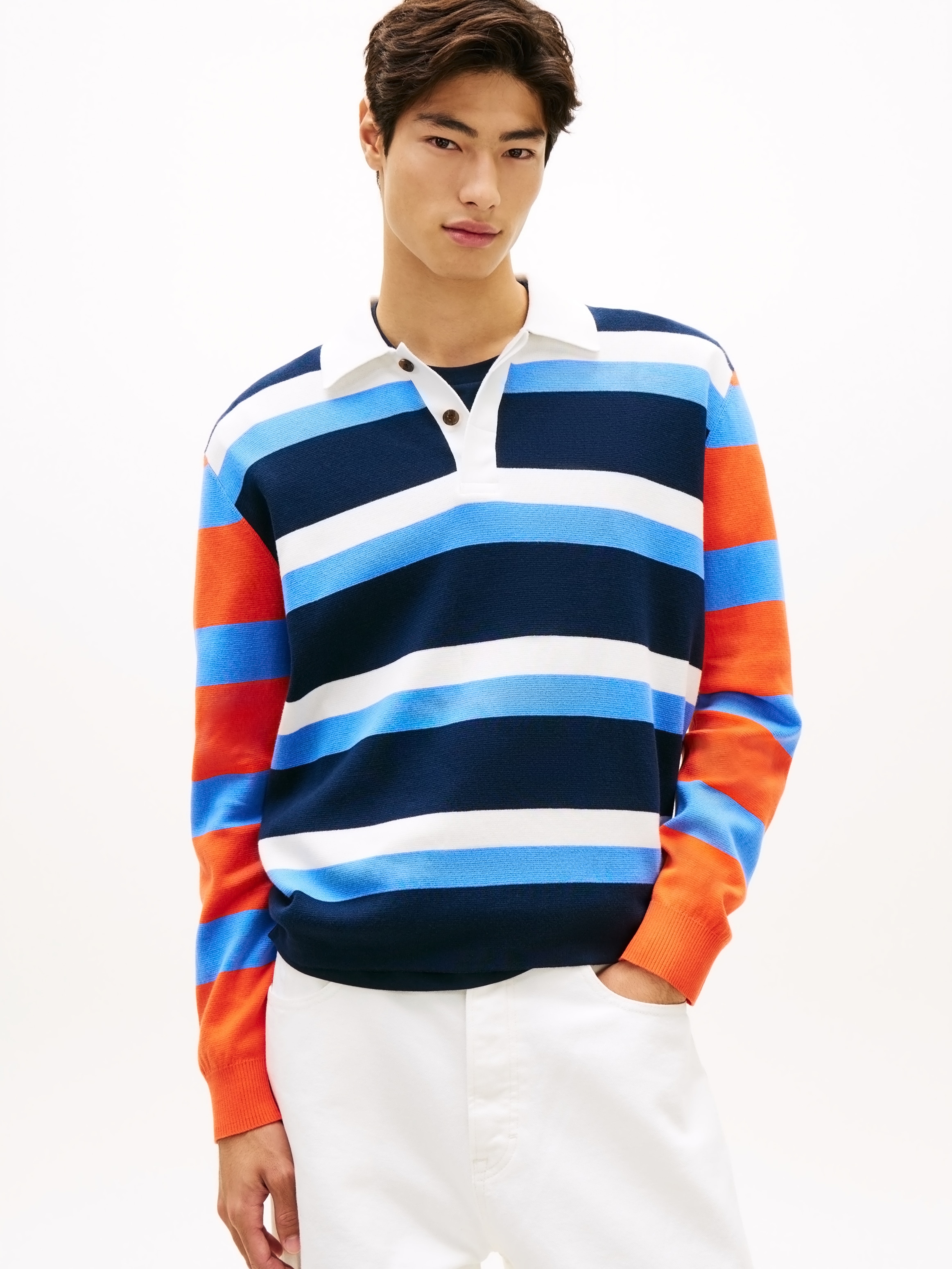 Image of Tommy Jeans Polokragenpullover "REGULAR RUGBY" Regular fit mit Polokragen