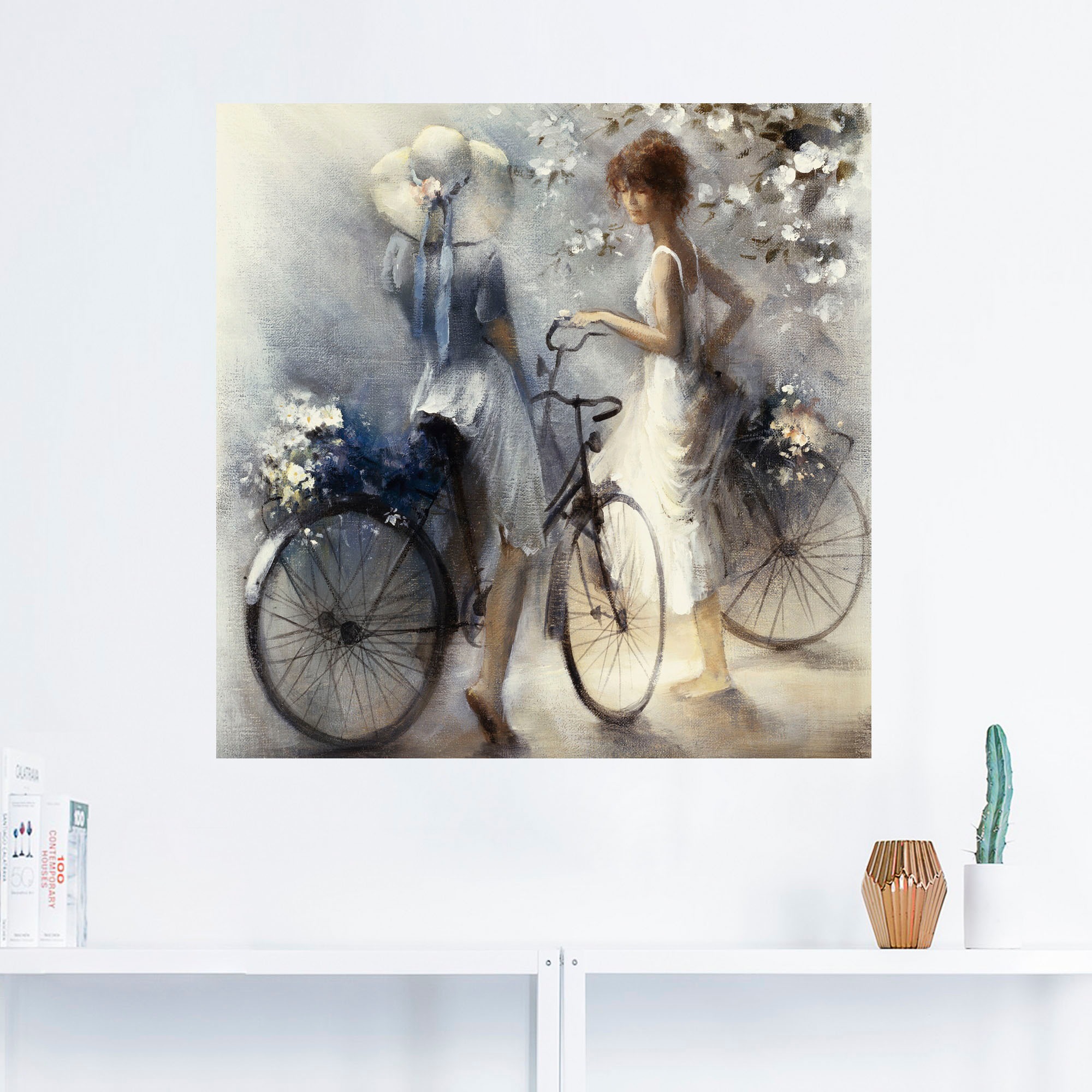 Artland Wandbild »Frühling III«, Frau, (1 St.), als Leinwandbild, Poster, Wandaufkleber in verschied. Grössen