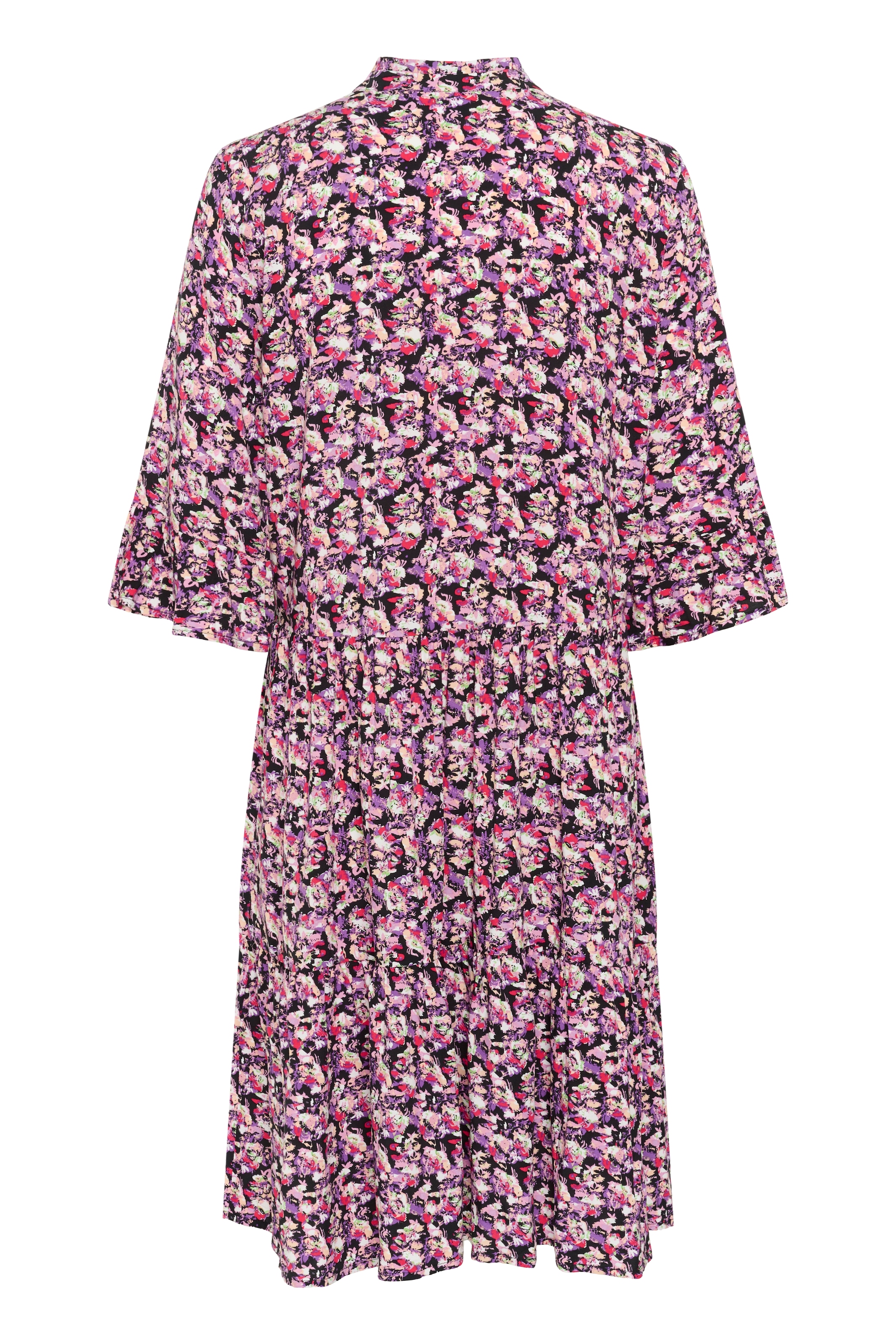 Saint Tropez Blusenkleid »EdaSZ Dress«, mit Volant und 3/4 Ärmel