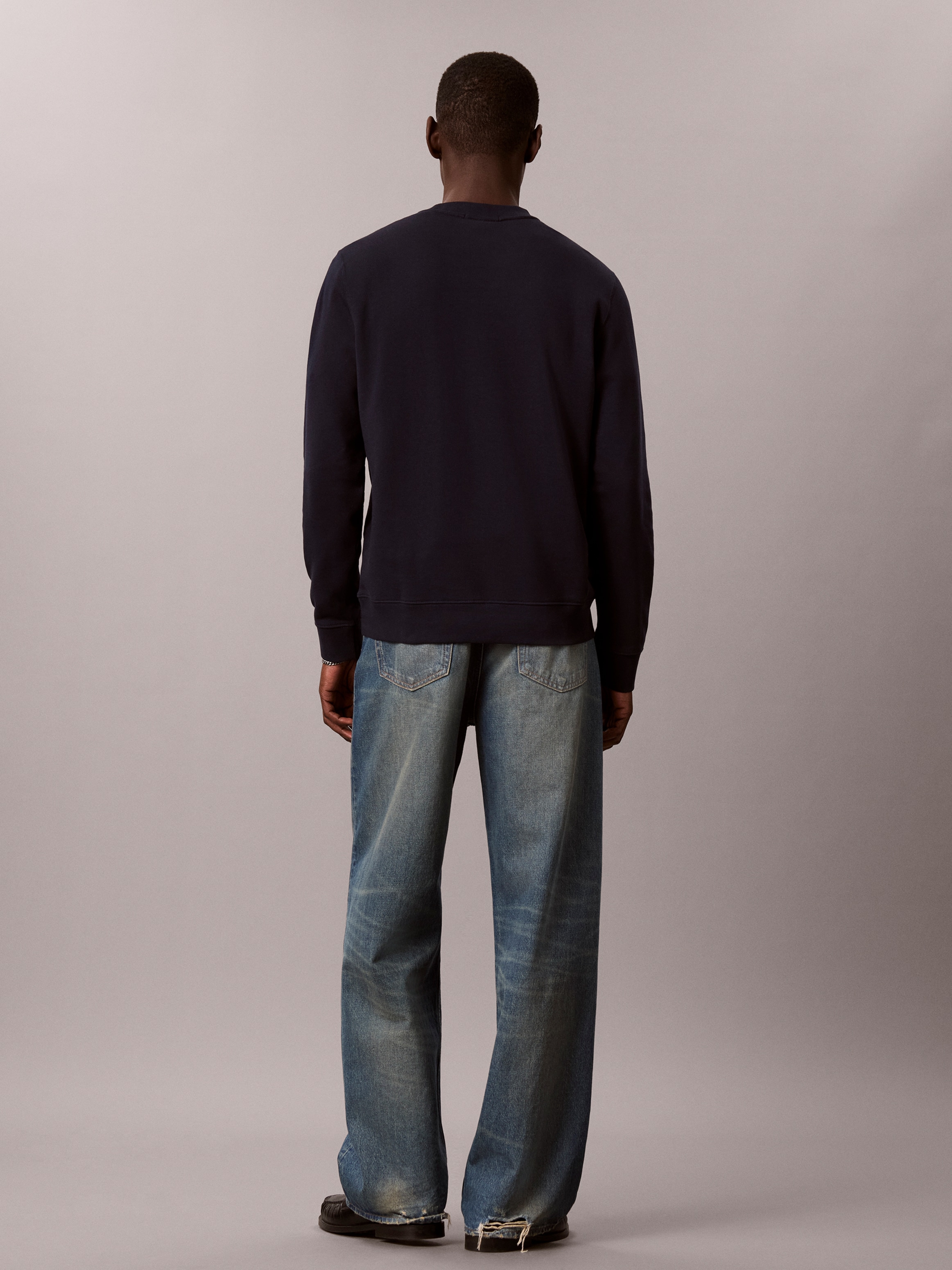 Calvin Klein Jeans Sweat-shirt , Rundhalsuasschnitt, Regular Fit, Logo-Stickerei
