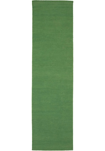 morgenland Wollteppich »Kelim Teppich handgewebt grün«, rechteckig, 6 mm Höhe, Kurzflor kaufen