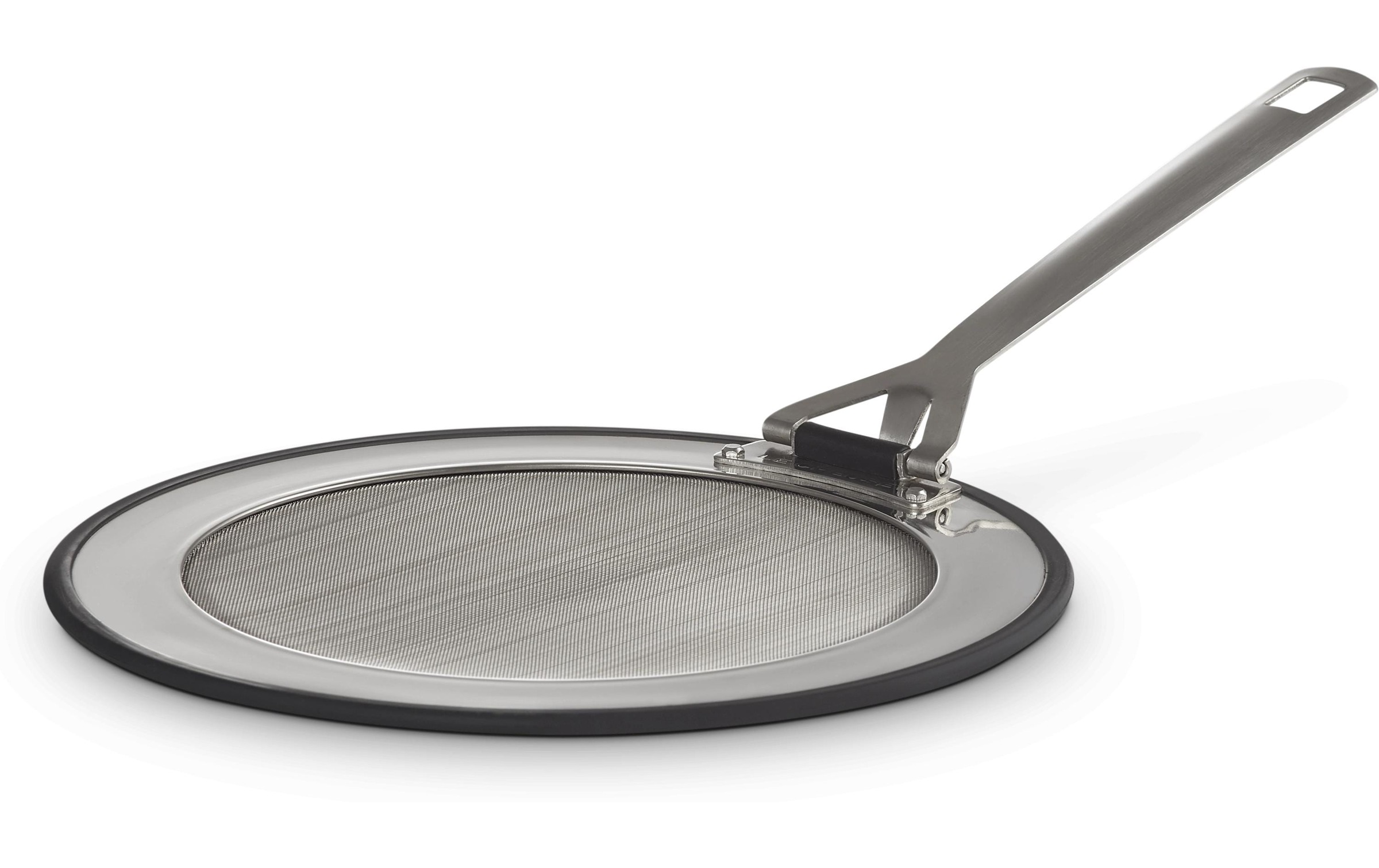 Image of LE CREUSET Bratpfanne "Spritzschutz Ø 20-24 cm" Edelstahl