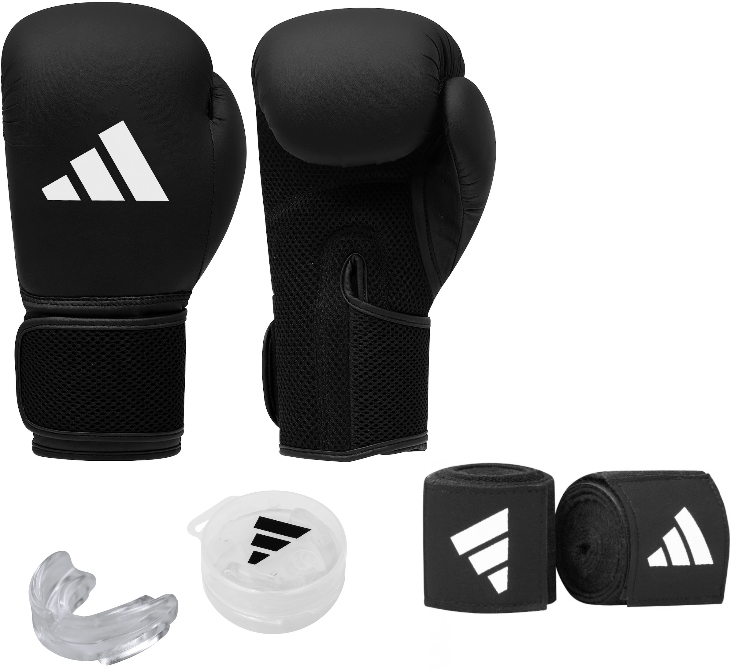 adidas Performance Boxhandschuhe »Boxing Set Men«, (3 tlg.)