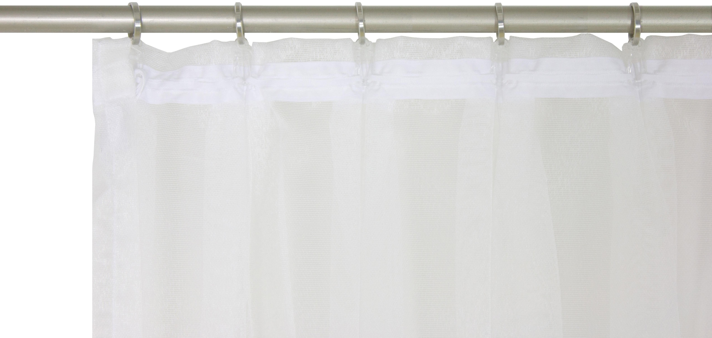 Wirth Rideau »Elena« Ruban plissé 2 cuis tlg. veredelt mit echter Plauener Spitze Stickerei, inkl. Raffhalter