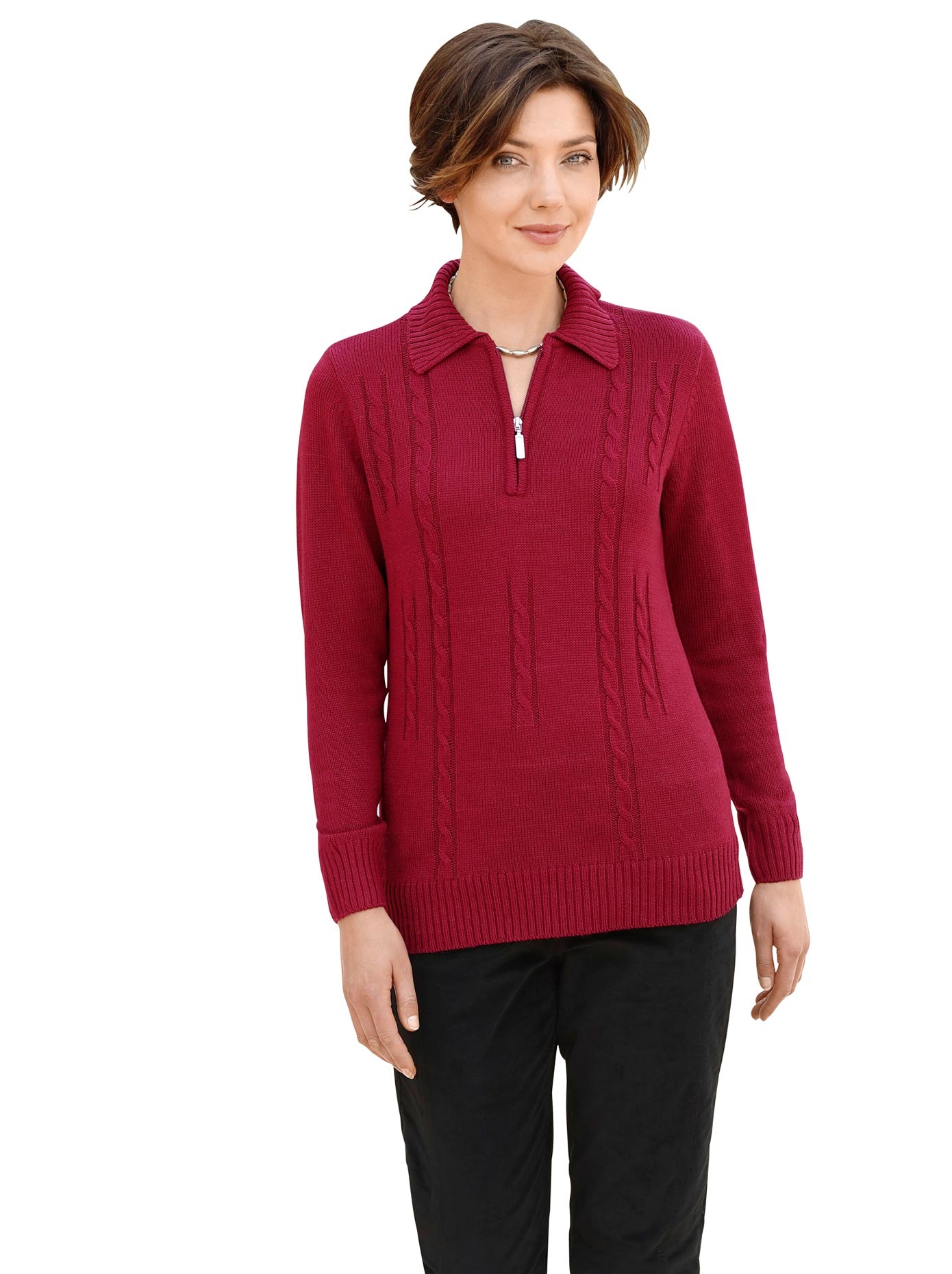 Image of Casual Looks Polokragenpullover »Pullover« bei Ackermann Versand Schweiz