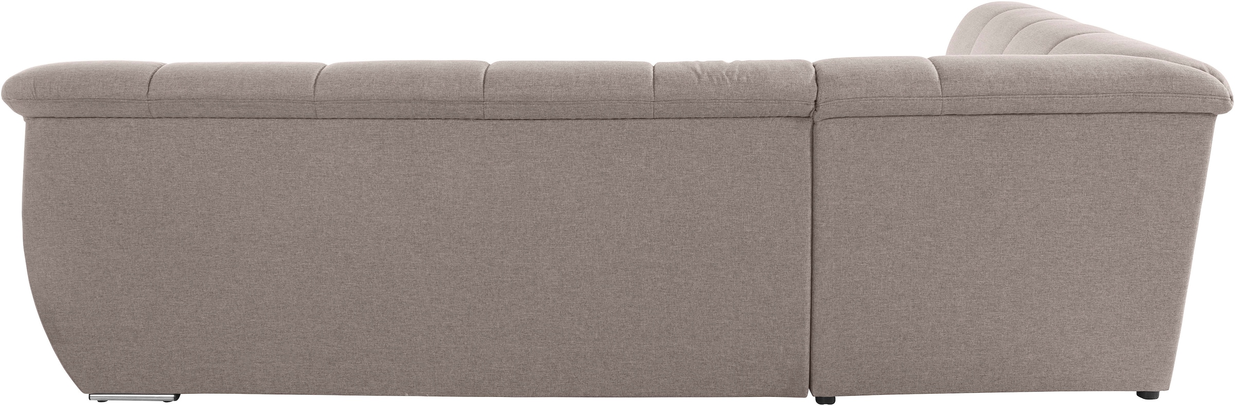 DOMO collection Ecksofa »Lagoa L-Form«, wahlweise mit Bettfunktion, frei im Raum stellbar, grosse Farbvielfalt