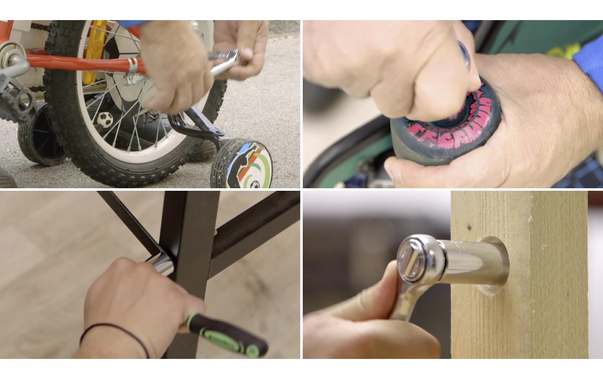 Ratsche »PowerGrip 3-tei«