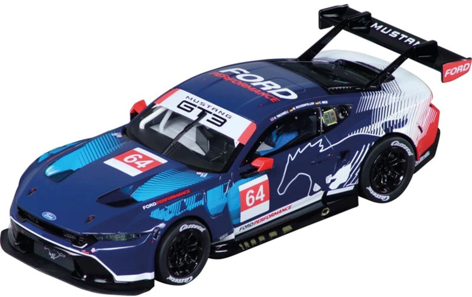 Carrera® Voiture de course »Ford Mustang GT3 No.64 Slotcar 1:32« Licht, Rücklicht