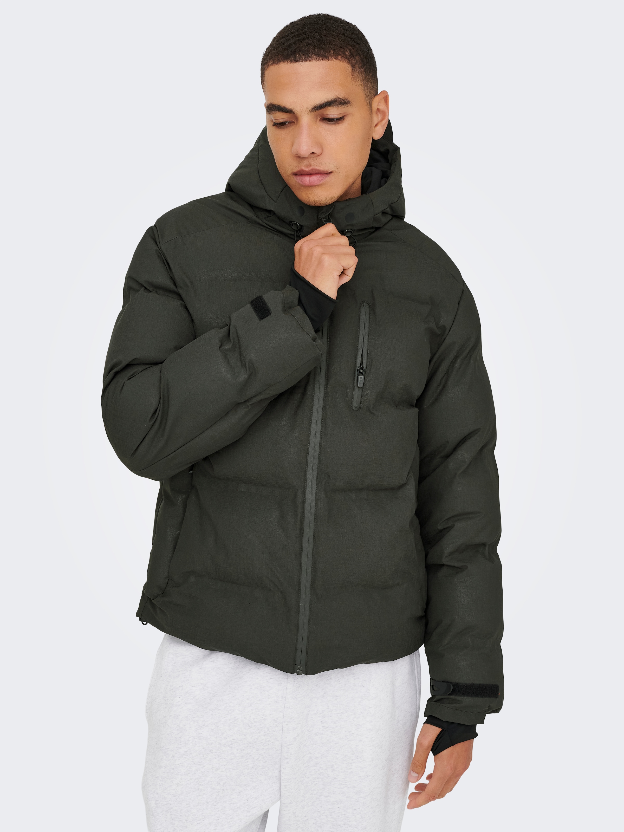ONLY & SONS Veste matelassée »ONSMATHIS PUFFER OTW« mit Kapuze