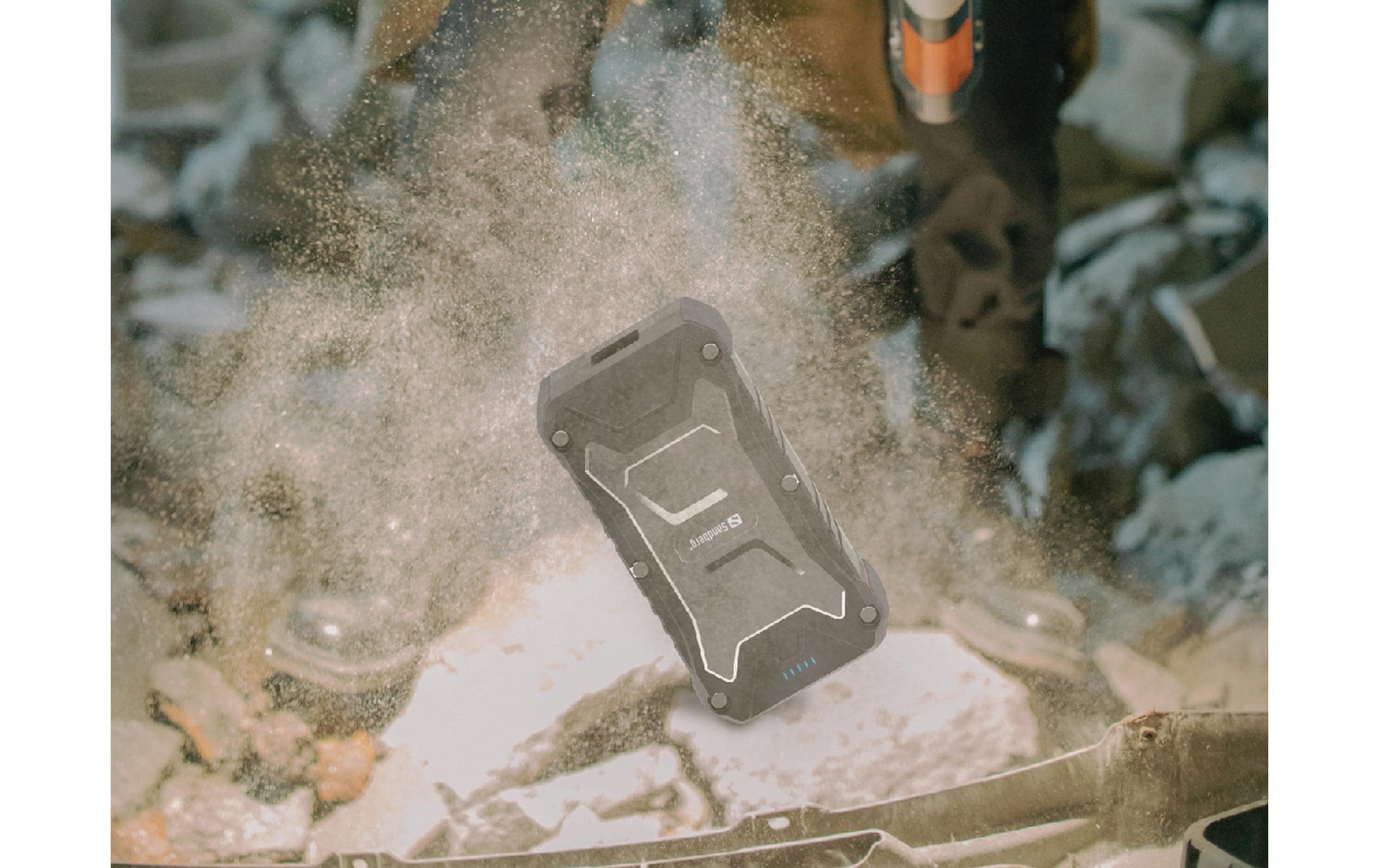 Sandberg Powerbank »Survivor 10000 mAh« Wireless Charger