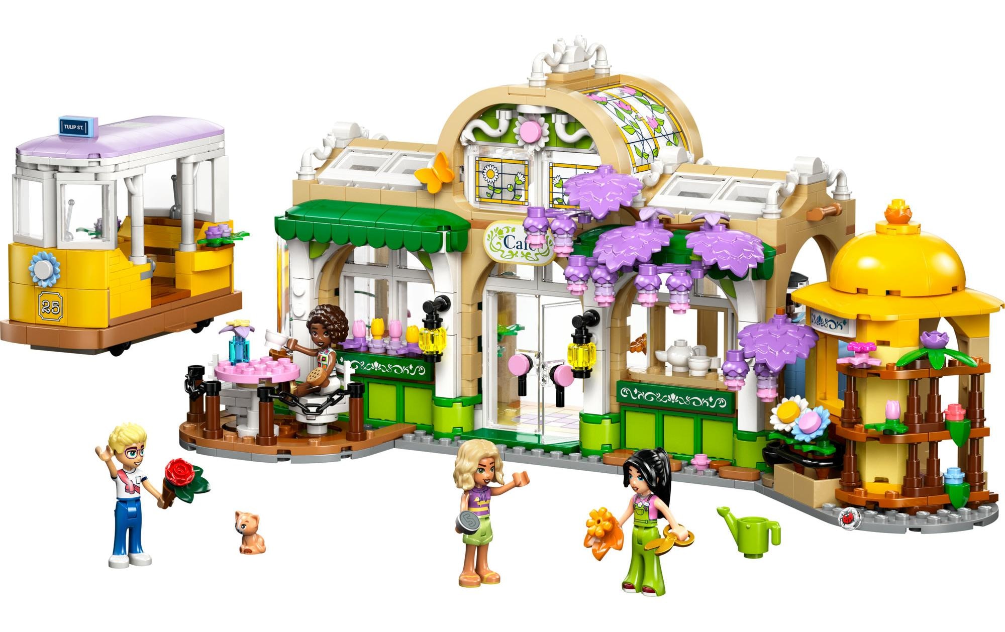 LEGO® Spielbausteine »Friends Pflanzencafé und Blumenkiosk 42671«, (1138 St.)