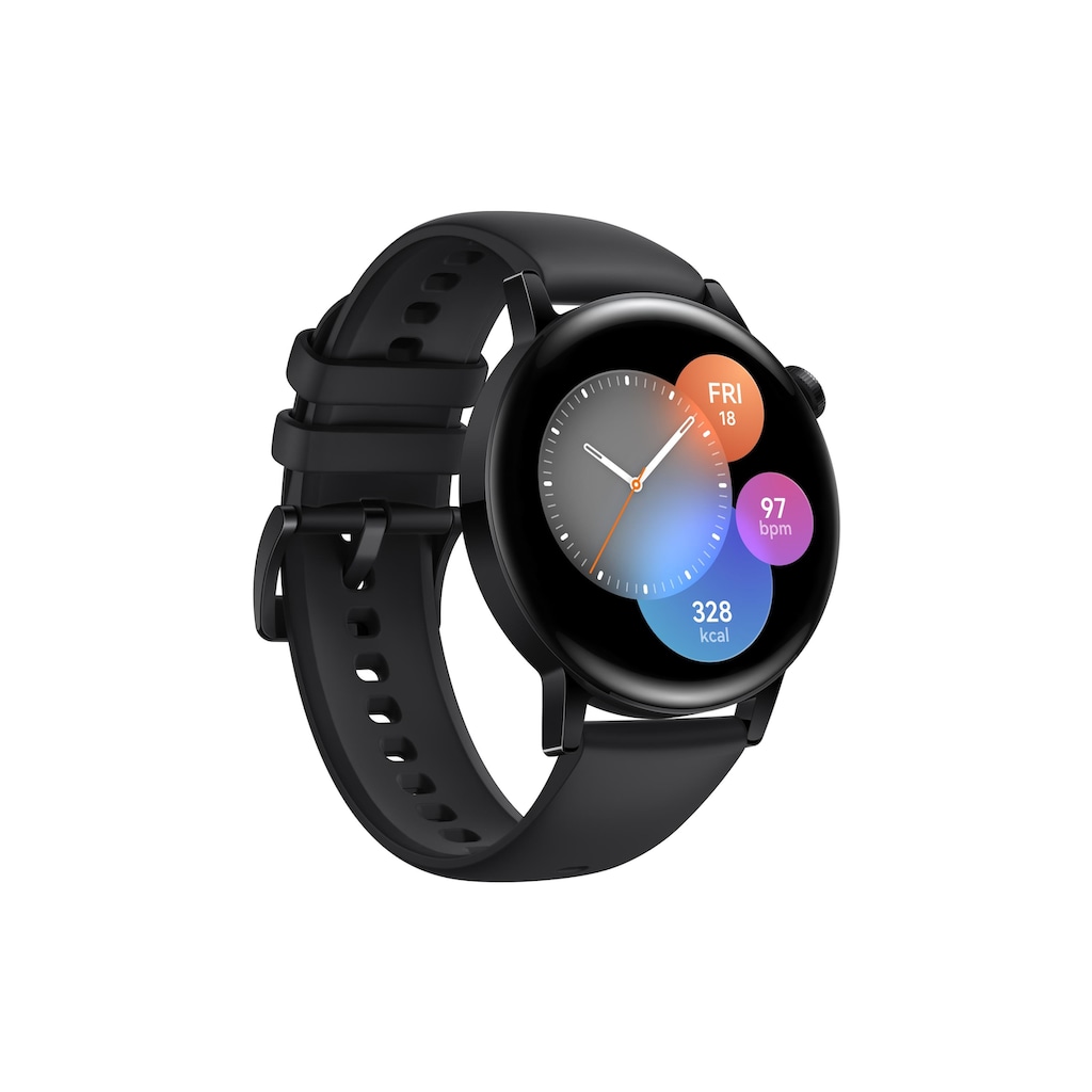 Huawei Smartwatch »Huawei Watch GT3 42 mm Black«, (Harmony OS)
