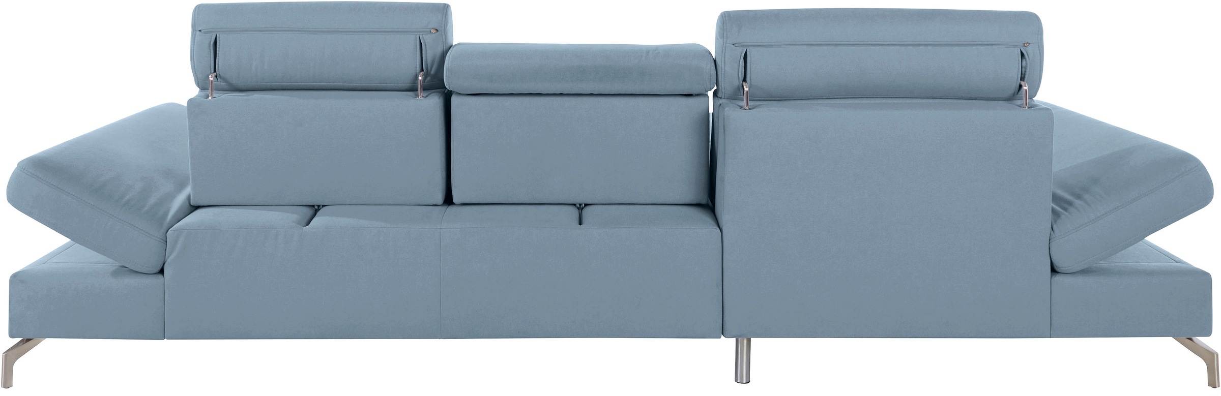 sit&more Ecksofa »Brisbane L-Form« Fusshöhe 12 cm, inklusive Sitztiefen-, Armteil- und Kopfteilverstellung