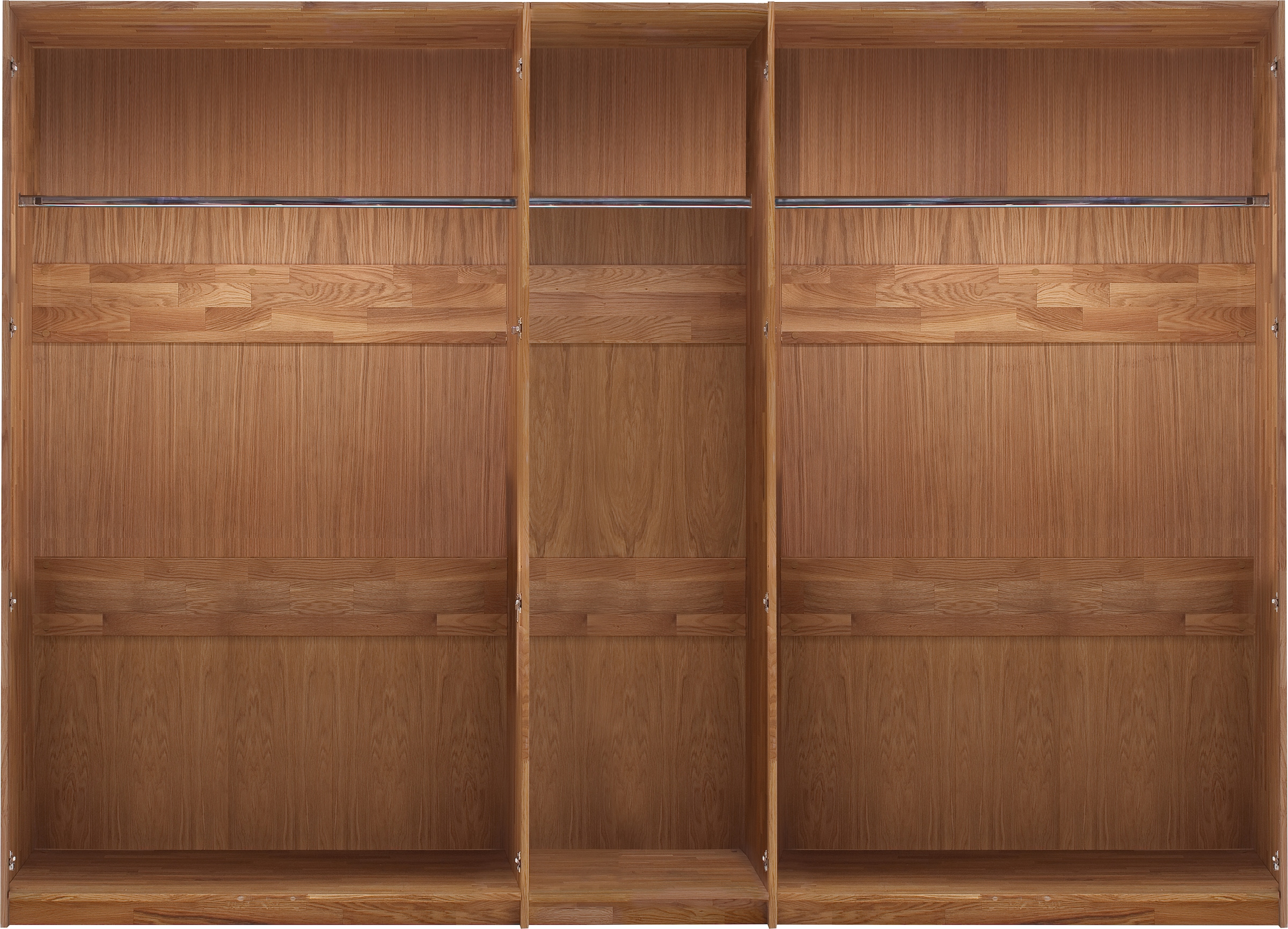 Home affaire Armoires à vêtements »Chamara« aus massivem Eichenholz, in unterschiedlichen Breiten, Höhe 218 cm