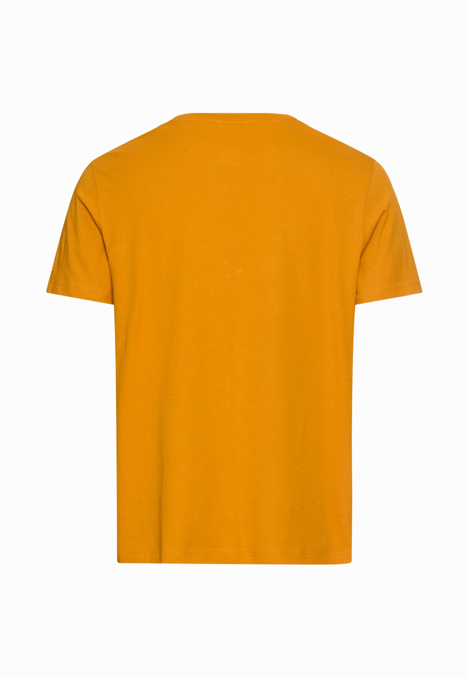 camel active T-Shirt mit Logo Print